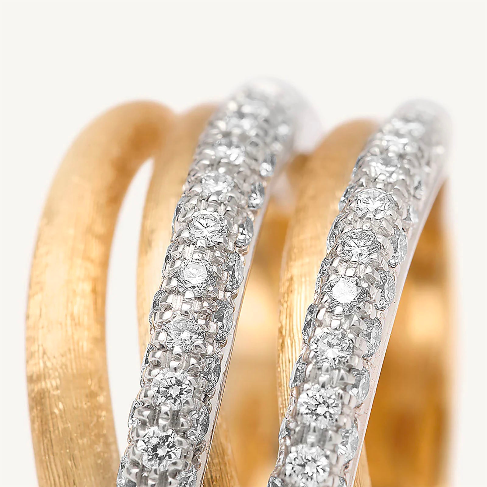 5 Strand Diamond Stackable Ring Set - Elegant & Dainty Wedding Band for Women - Perfect for Bridal, Anniversary, or Everyday Wear