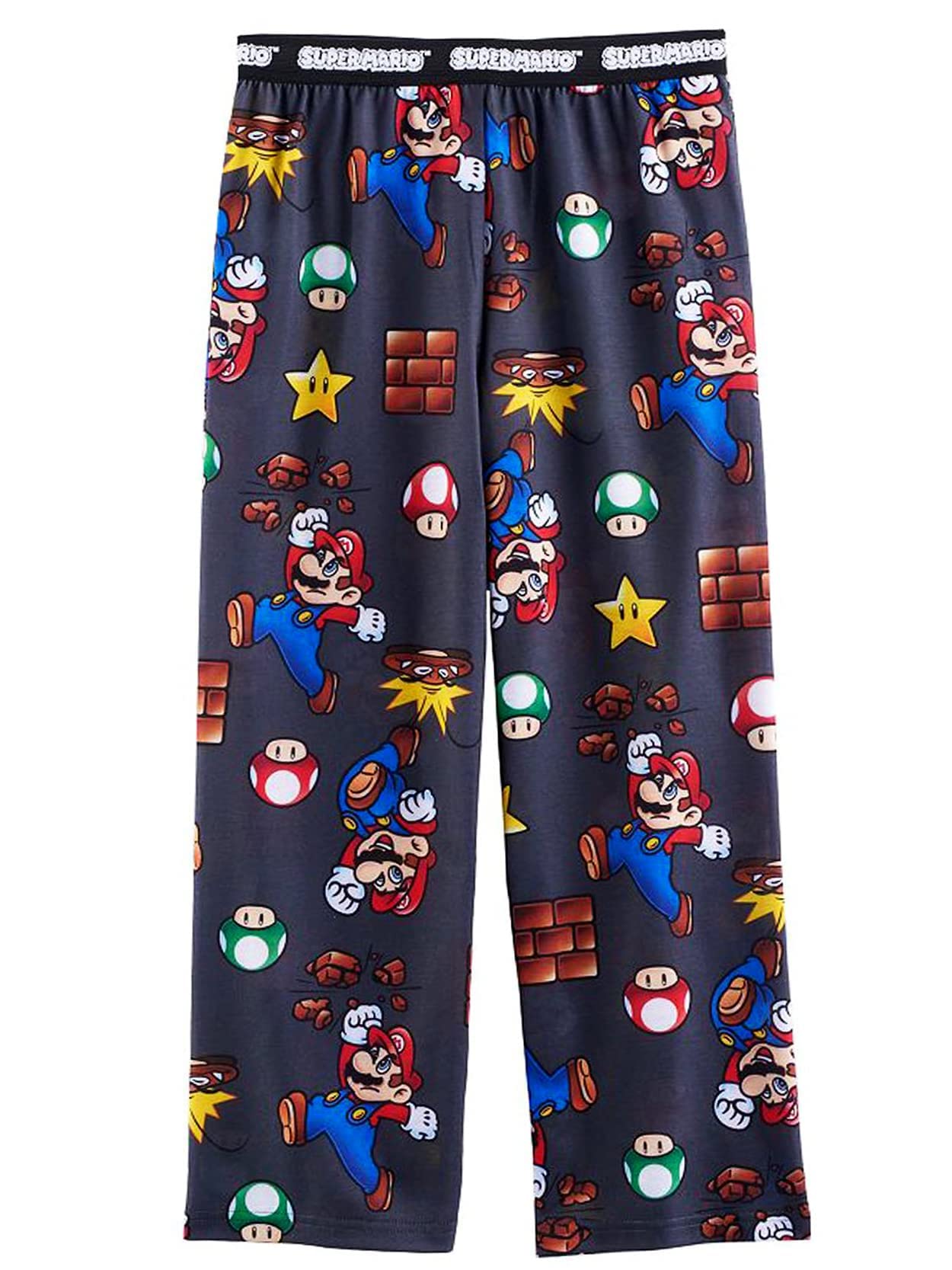 Super Mario Boys Pajama Pants - Nintendo Themed Sleepwear for Kids - Comfortable Cotton Pajama Bottoms for Boys - Perfect for Sleepovers, Gaming Nights & Birthday Gifts
