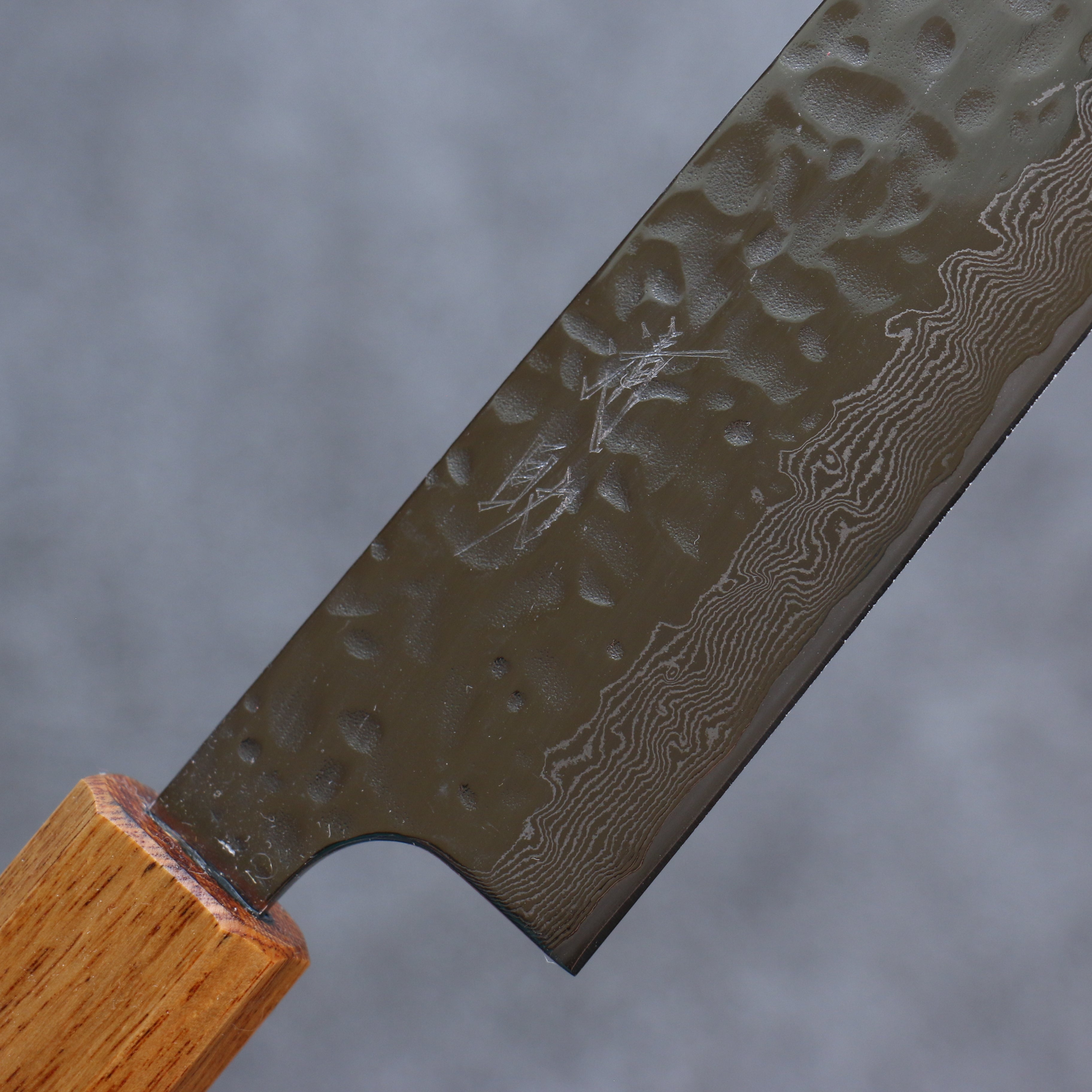 Premium AUS10 Hammered Damascus Sujihiki Knife 270mm - Japanese Oak Handle - Professional Sushi & Sashimi Slicing Knife for Chefs & Home Cooks