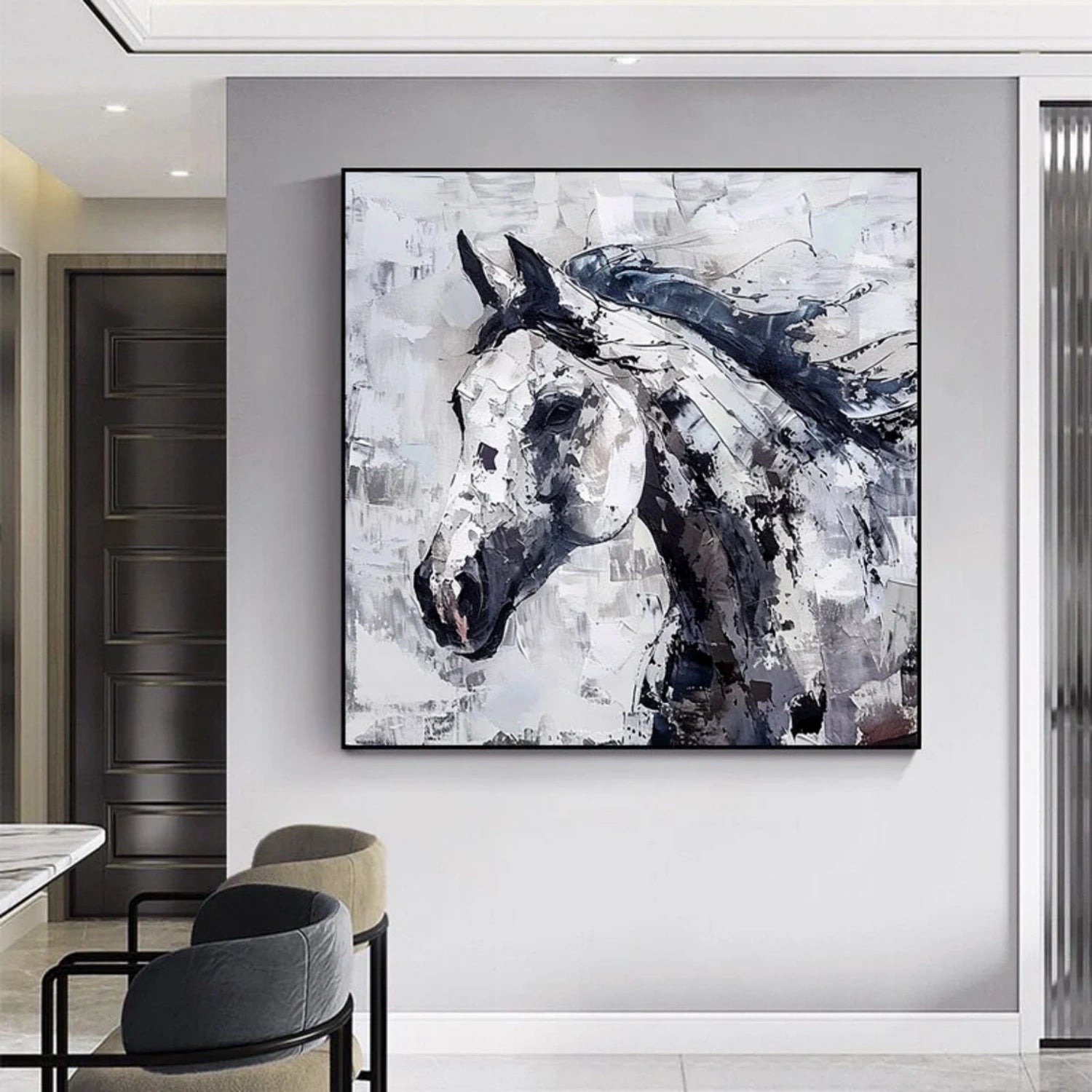 Animal Art Painting #AP119 - Handmade Wildlife Canvas Art for Home & Office Decor | Perfect for Living Room, Bedroom, and Gift Giving