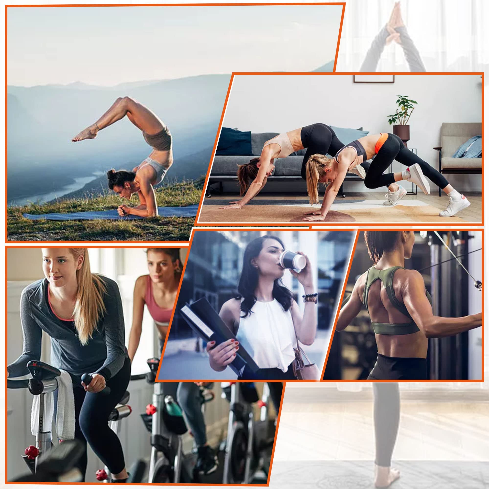 COOLOMG Women's High-Waisted Yoga Leggings with Hidden Pockets - Breathable Workout Tights for Running, Gym & Lounge Wear