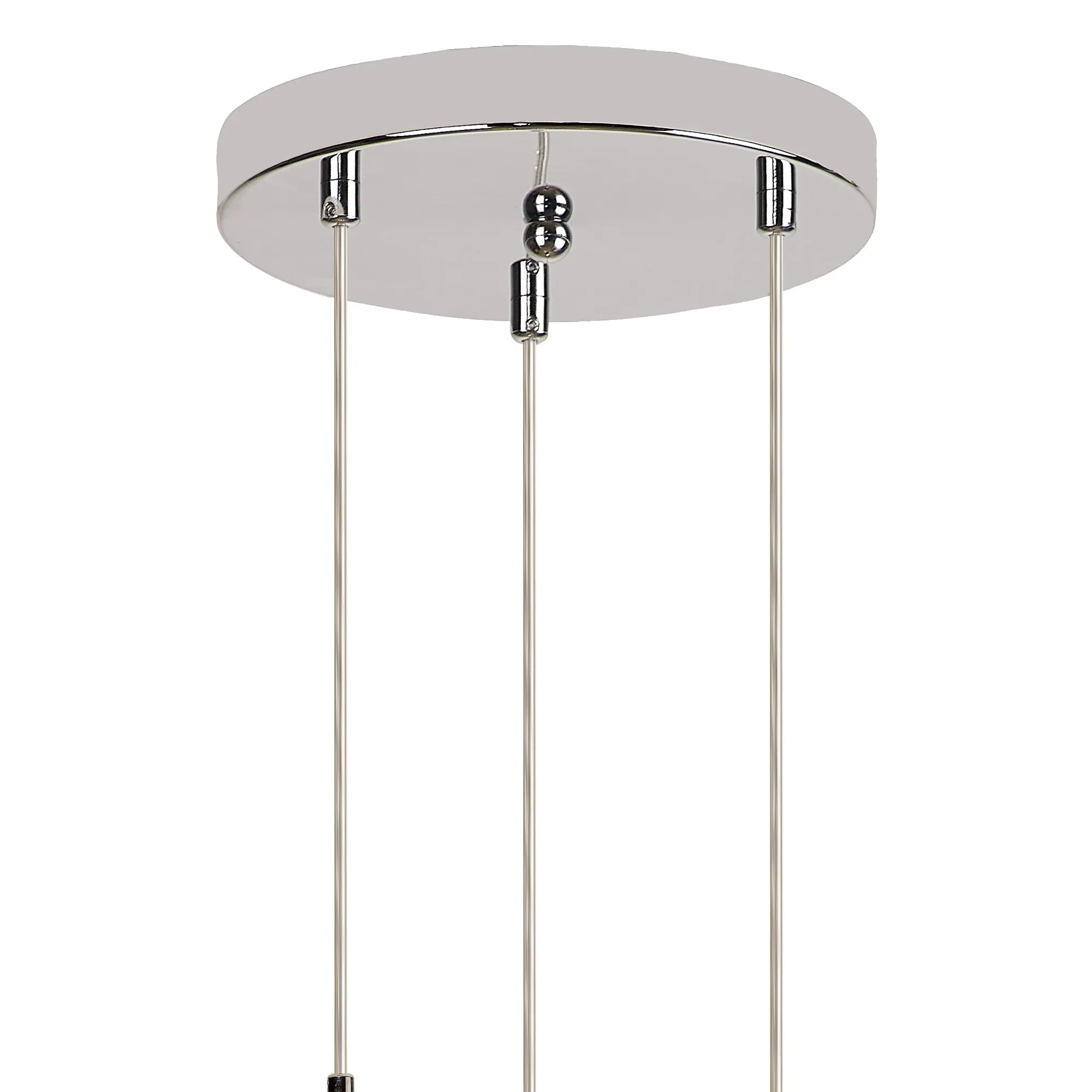 Austin 31cm Round Glass Pendant Light Fixture with 3 G9 Bulb Sockets - Perfect for Kitchen Island, Dining Room, and Modern Home Lighting