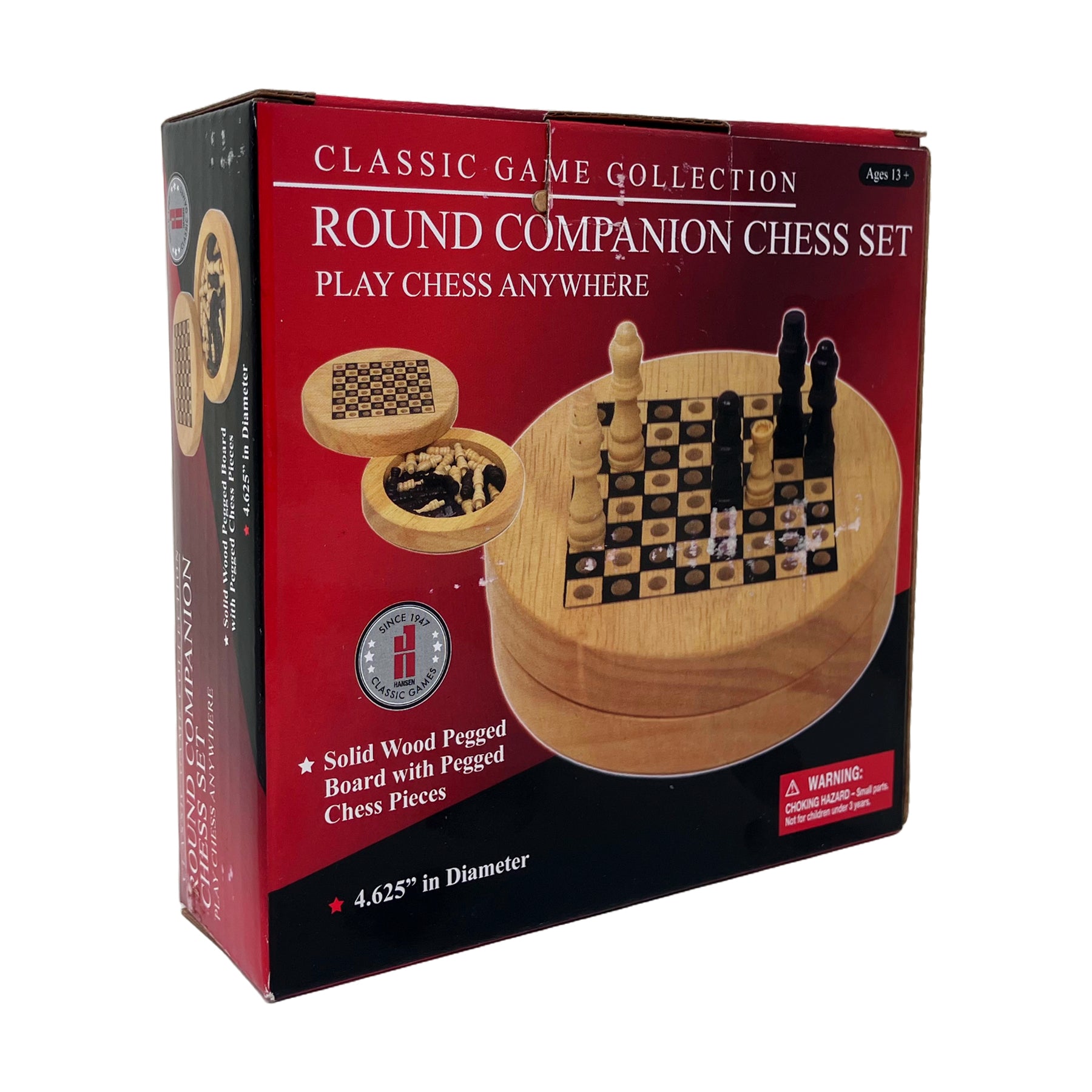 Classic Round Chess Set - Portable Travel Edition for Adults & Kids - Perfect for Outdoor Picnics, Camping & Family Game Nights