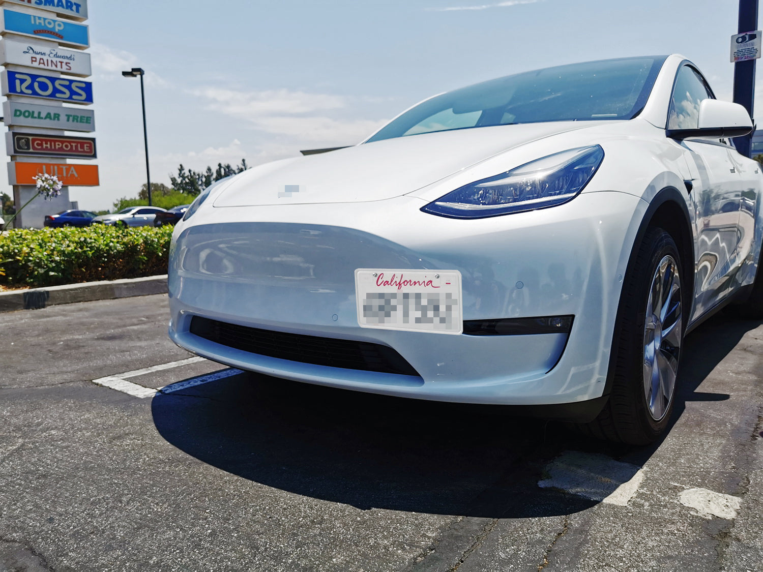 1st Gen Tesla Model 3 Y Front Bumper Tow Hook License Plate Mounting Bracket - Durable & Easy Installation for Custom Car Styling (Perfect for Car Shows & Street Legal Compliance)