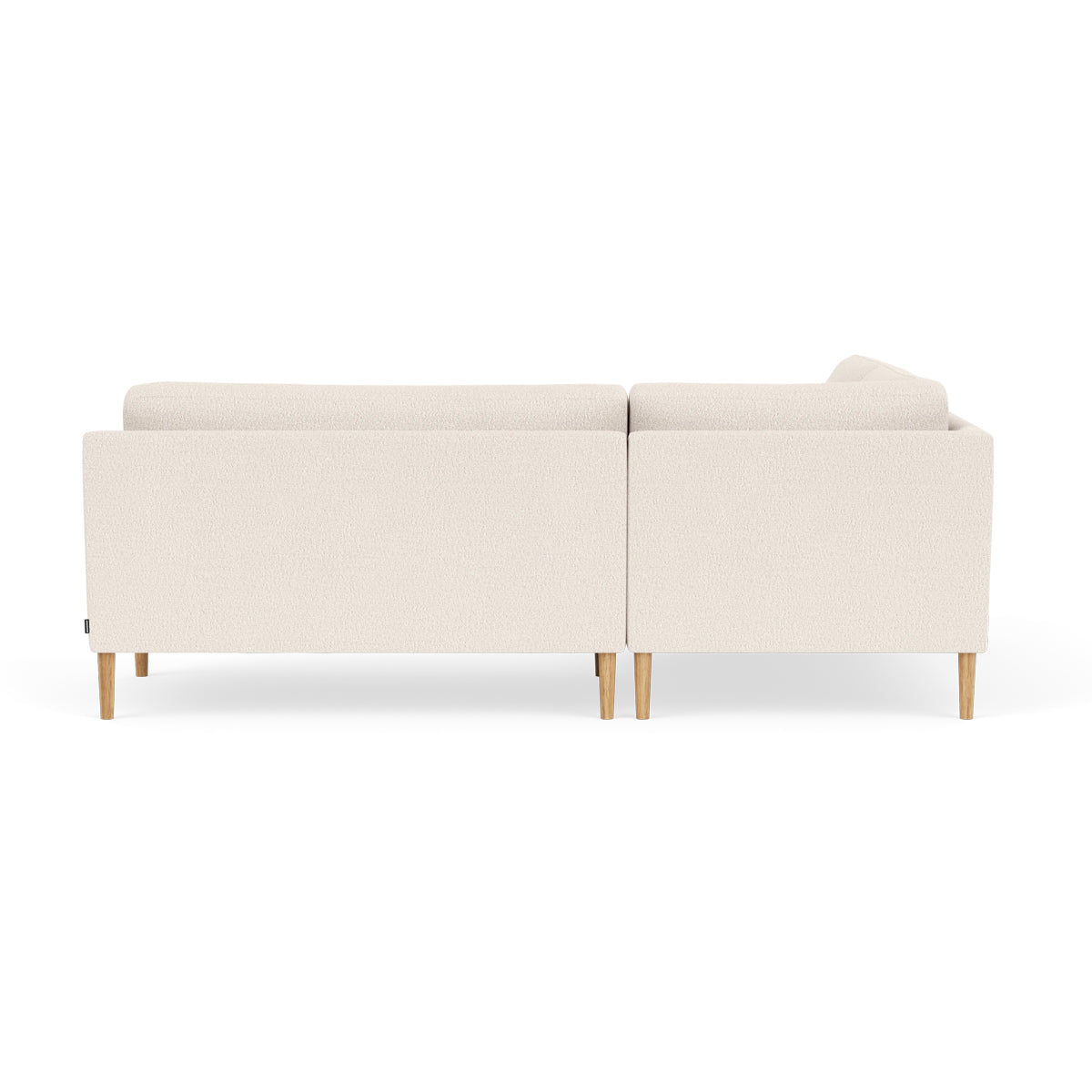 Astha Boucle Left Corner Sofa - Modern L-Shaped Sectional Couch for Living Room, Lounge & Office - Soft Fabric Upholstery, Comfortable Seating for Home Decor