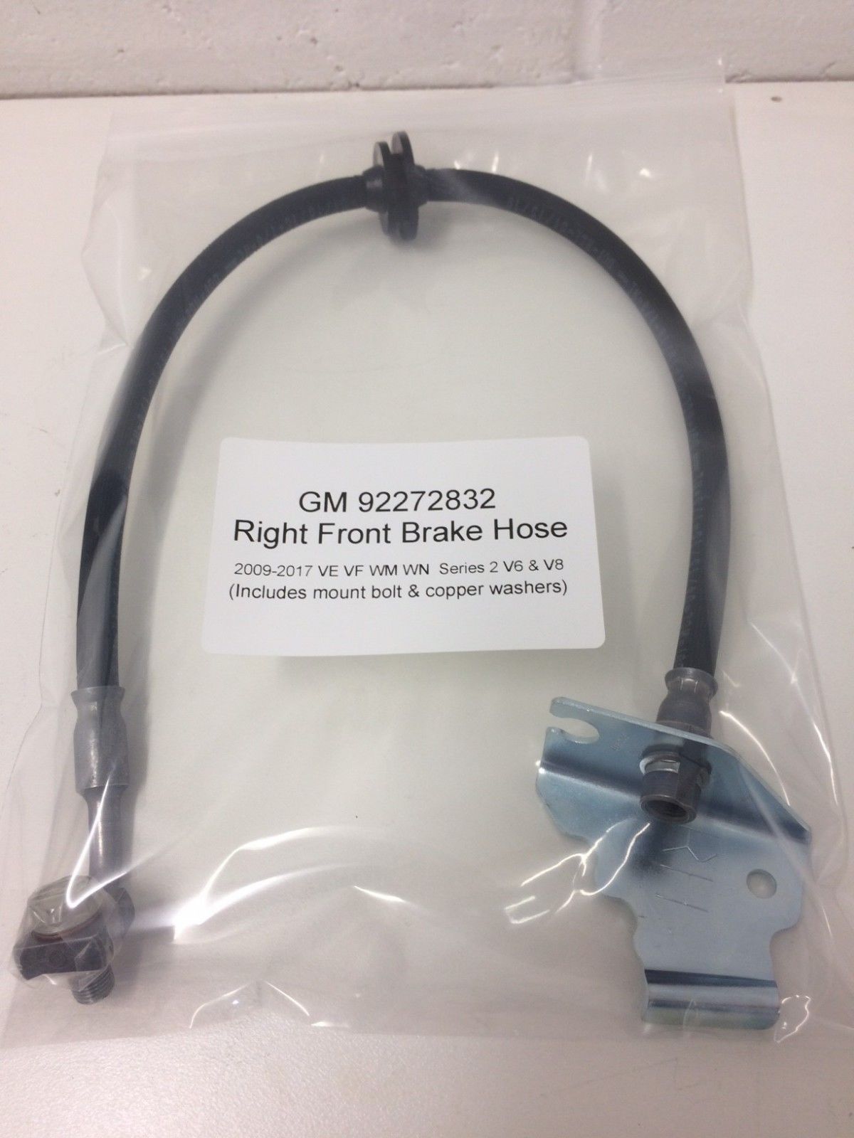 Genuine Holden Right Front Brake Hose for VE VF WM WN Models (2010-2017) - Compatible with V6 & V8 Engines - Perfect for Brake System Repairs and Maintenance