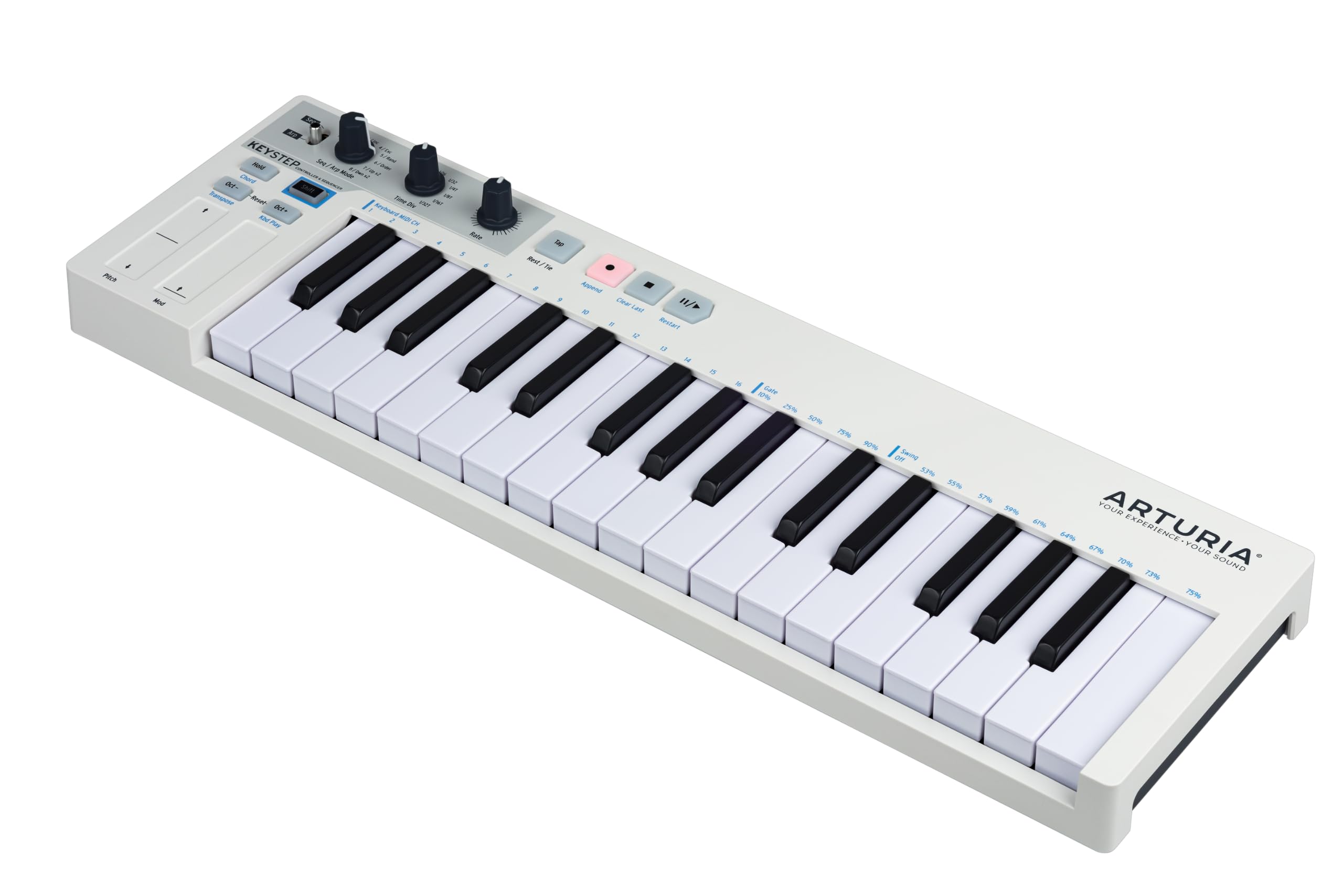 Arturia KeyStep 32-Key MIDI Keyboard Controller with Sequencer - USB/MIDI/CV Connectivity for Music Production, Live Performance & Studio Recording
