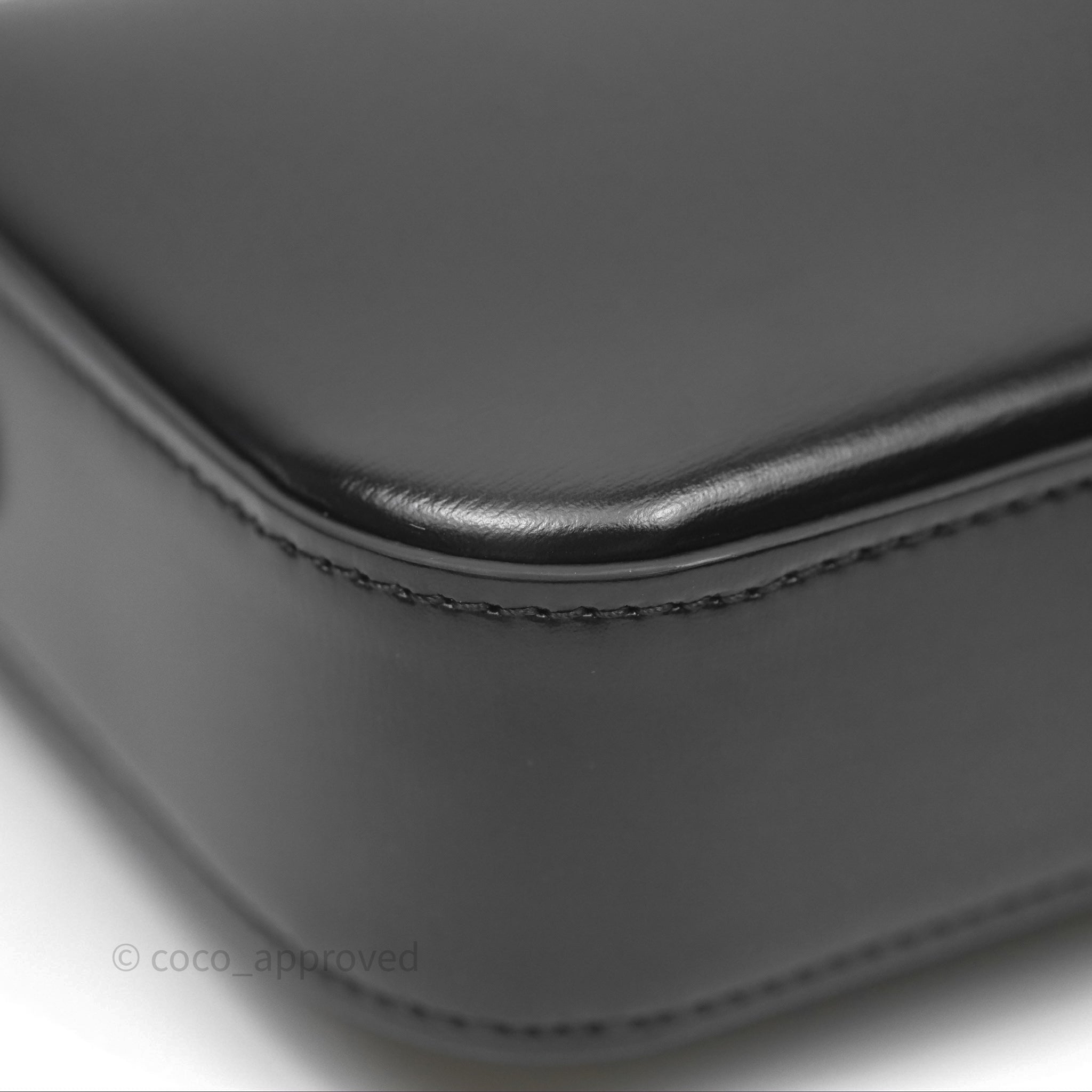 Celine Triomphe Shoulder Bag in Black Calfskin Leather - Luxury Designer Handbag for Women, Perfect for Work, Date Night & Special Occasions