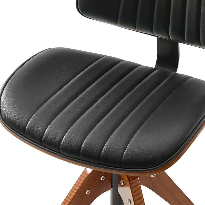 Griselda Adjustable Office Chair with Stable Wooden Frame & Ergonomic Back Support - Perfect for Home Office, Gaming, and Workspace Comfort