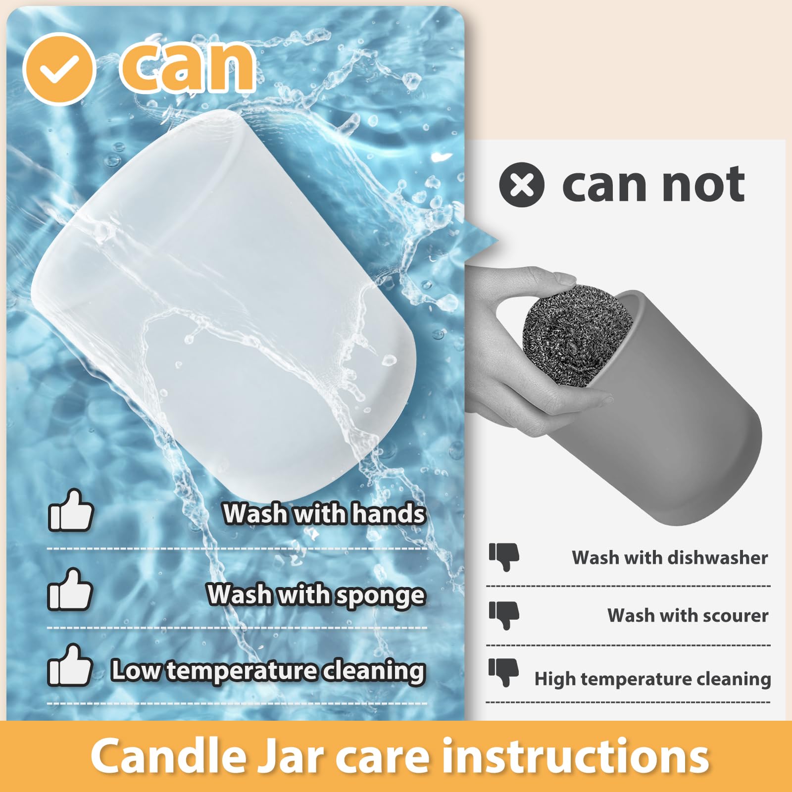 10 OZ Thick Glass Candle Jars with Wooden Lids - 15 Pcs Empty Frosted White Containers for DIY Candle Making, Wax Melts, Home Decor & Gift Packaging - Perfect for Aromatherapy, Wedding Favors and Party Decorations