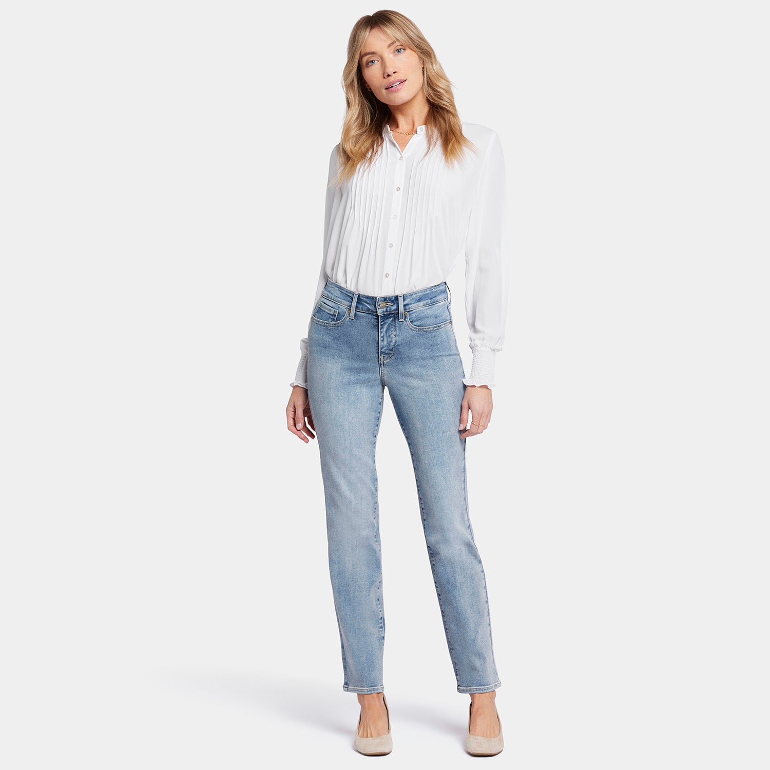 Ellison Straight Jeans for Women - Classic High Waist Slim Fit Denim Pants | Perfect for Casual Wear, Office & Date Night Outfits