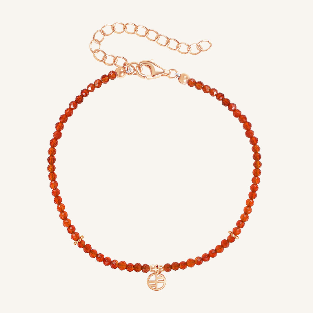 Garnet January Birthstone Bracelet for Women - Elegant Jewelry Gift for Birthday, Anniversary & Special Occasions | Perfect for Everyday Wear & Formal Events