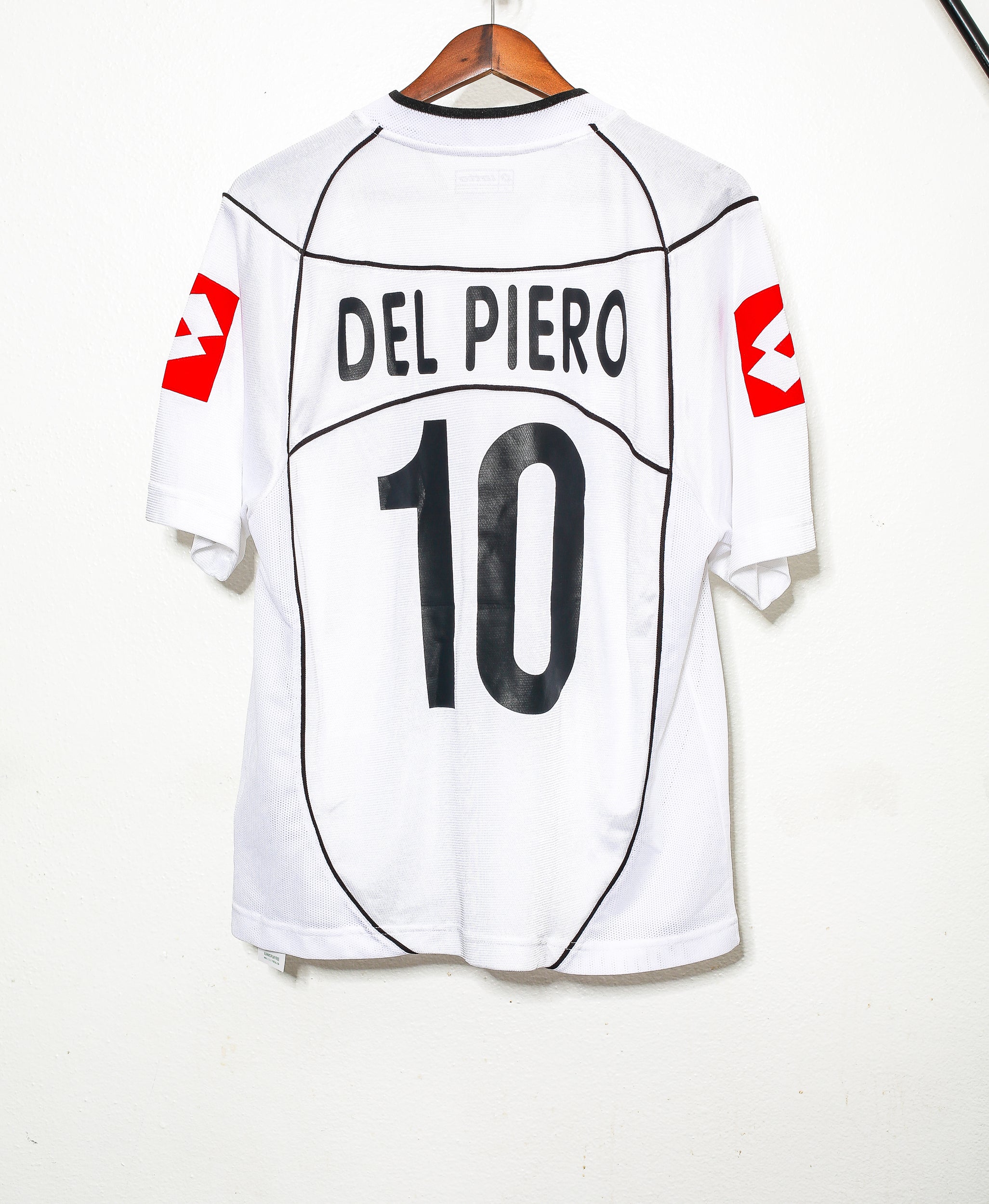 Authentic 2002 Juventus Away Jersey #10 Del Piero - Medium Size - Vintage Soccer Shirt for Fans, Collectors & Match Days