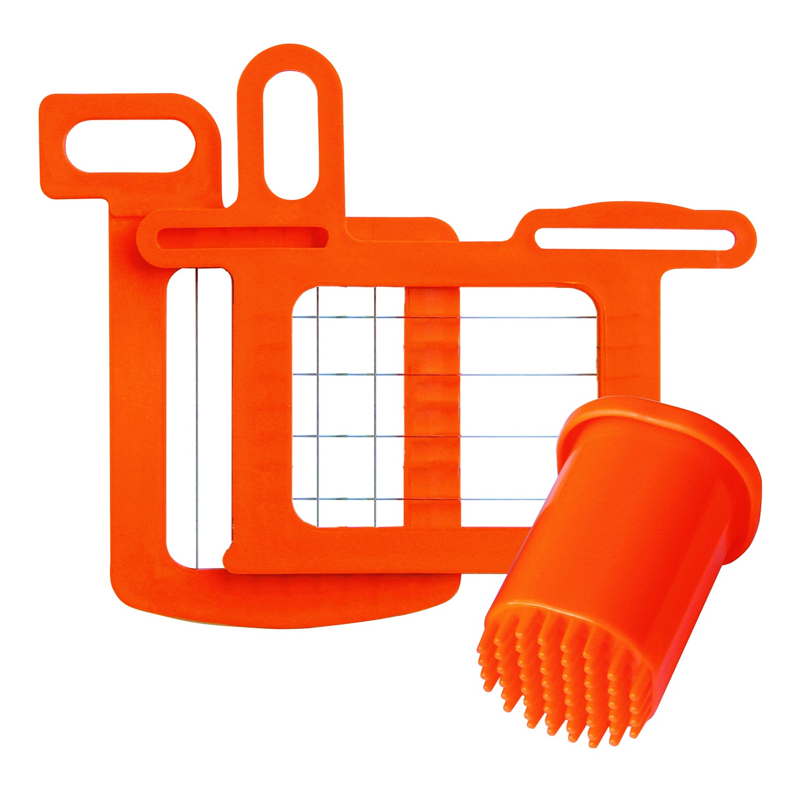 DynaCube Dicers Dynamic 3/4 Grid Set with Pusher - Perfect for Professional Bartenders & Home Mixologists | Ideal for Cocktail Garnishes, Fruit Cutting & Bar Accessories