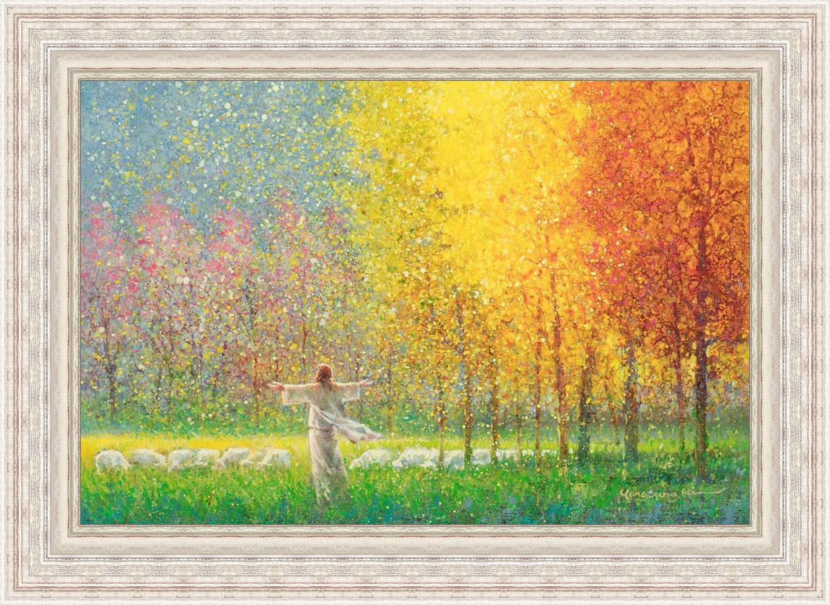 In His Glory by Yongsung Kim - Inspirational Christian Wall Art - Perfect for Home, Church & Office Decor