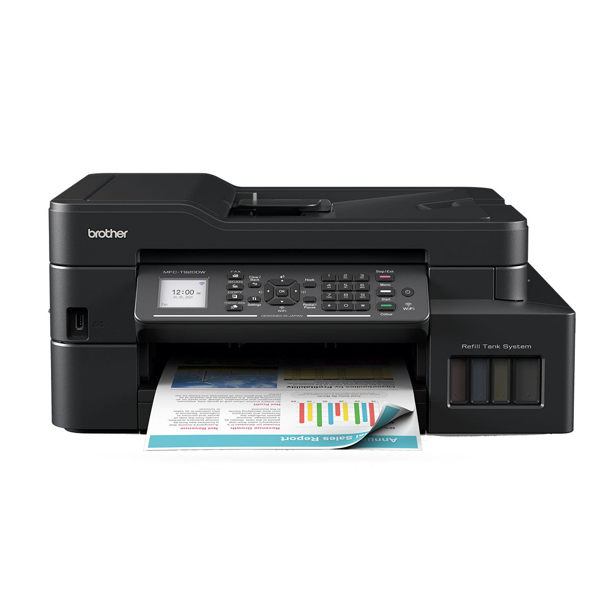 Brother MFCT920DW All-in-One Color Inkjet Printer with Wireless, Duplex Printing & Scanning - Ideal for Home Office, Small Business & School Projects