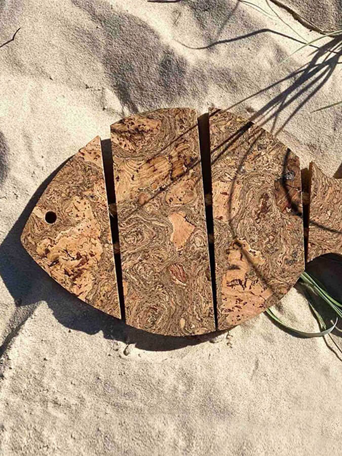 Natural Cork Trivet - Heat Resistant & Eco-Friendly Kitchen Hot Pad for Pots, Pans, and Serving Dishes - Perfect for Dining Tables, Countertops, and Outdoor BBQ