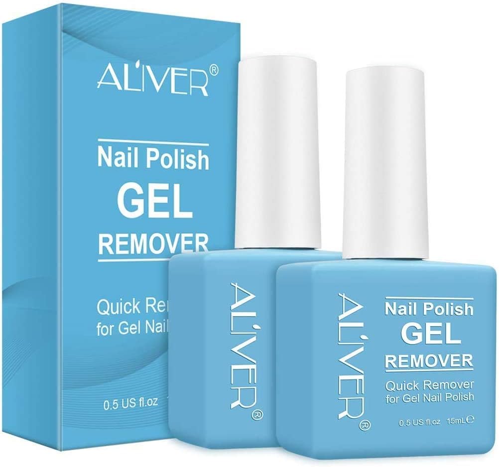 Professional Gel Nail Polish Remover (2PACK) - Fast Soak Off in 3-5 Minutes, No Foil/Wrapping Needed - 0.5 Fl Oz for Salon & Home Manicure - Perfect for DIY Nail Art & Gel Polish Removal
