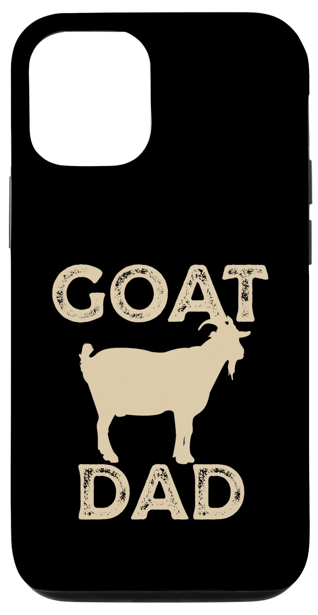 Premium iPhone 12/12 Pro Case - Cute Goat Design for Animal Lovers & Pet Owners | Durable Protection with Stylish Animal Print | Perfect Gift for Dad, Pet Enthusiasts & Tech Users