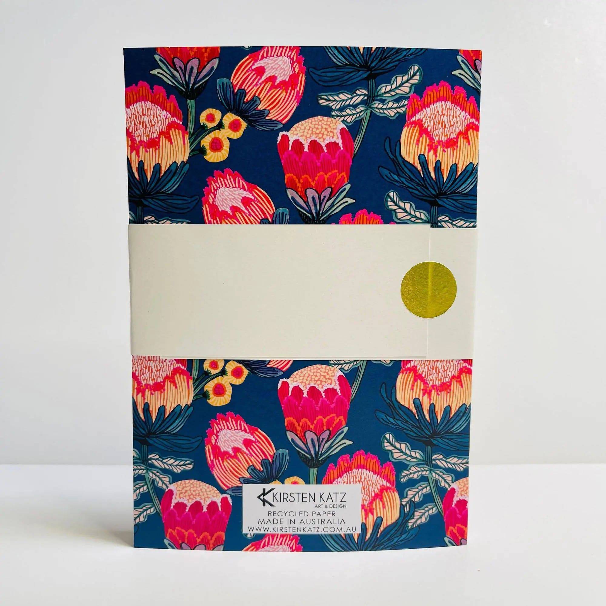 Flowers of Oz A5 Notebook Set - 3-Pack Lined Journal with Floral Design | Perfect for Journaling, Note Taking & Gift Giving