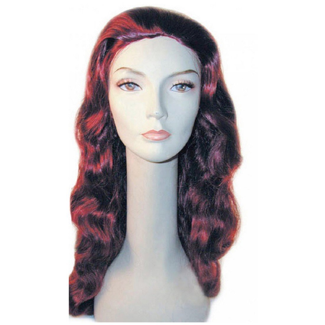 Showgirl Wig for Women - Long Curly Synthetic Costume Wig for Halloween, Cosplay, and Dance Performances - Perfect for Vegas Shows, Burlesque, and Themed Parties
