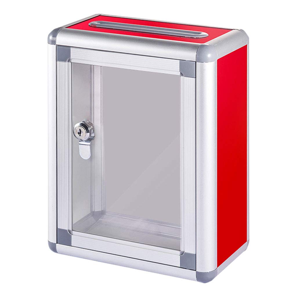 Red School Multi-Function Mailbox - Durable Outdoor Delivery Box for Home, Villa & Garden (Color: B) - Perfect for Parcel Delivery, Newspaper & Mail Collection
