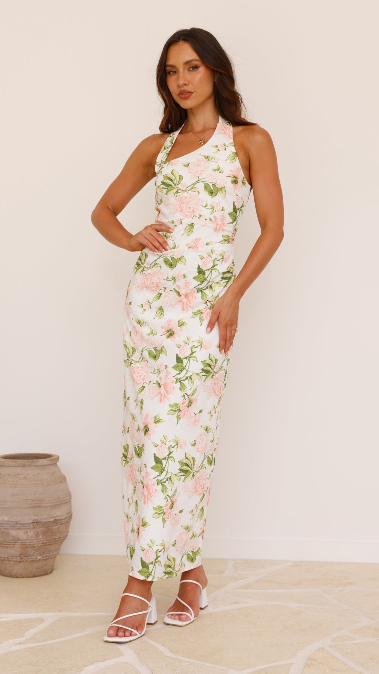 Casey Maxi Dress - Floral Print Women's Summer Dress for Beach, Vacation & Casual Wear | Lightweight & Comfortable