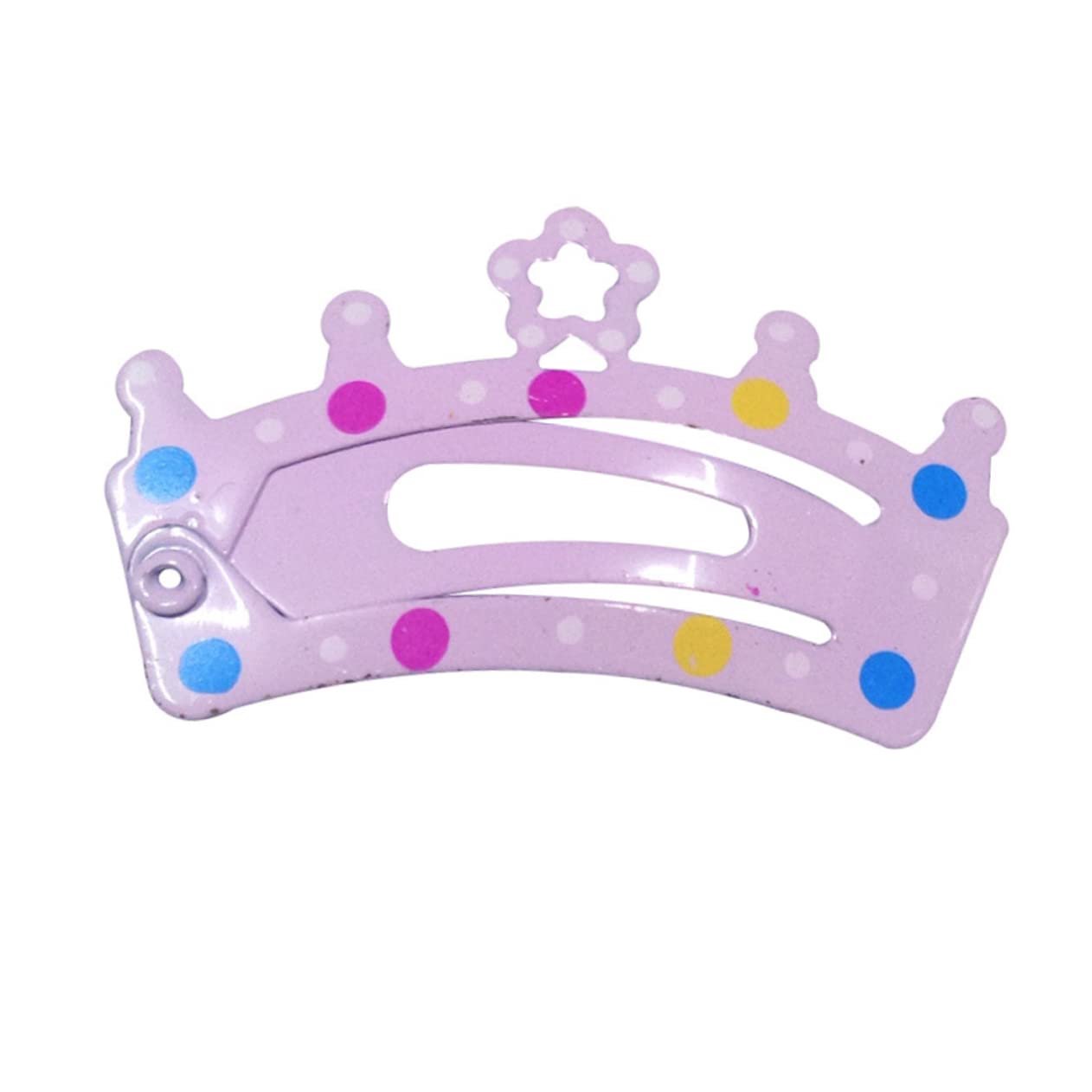 12pcs Cute Cartoon Metallic Snap Hair Clips for Girls - Kids Barrettes with Water Drop Design (Issue Card Printing) - Perfect for School, Parties & Daily Hair Styling