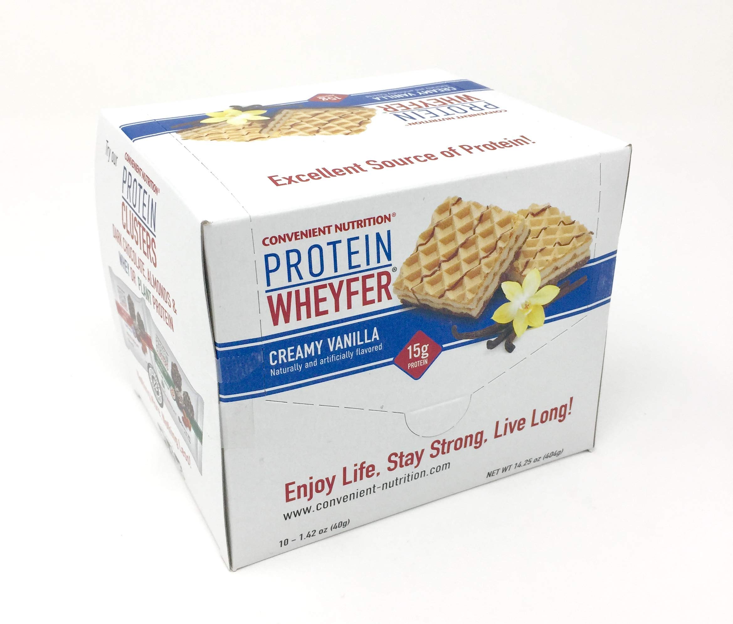 Vanilla Whey Protein Powder - 10 Pack | High-Quality Protein Supplement for Muscle Recovery & Growth | Perfect for Post-Workout, Smoothies & Meal Replacement