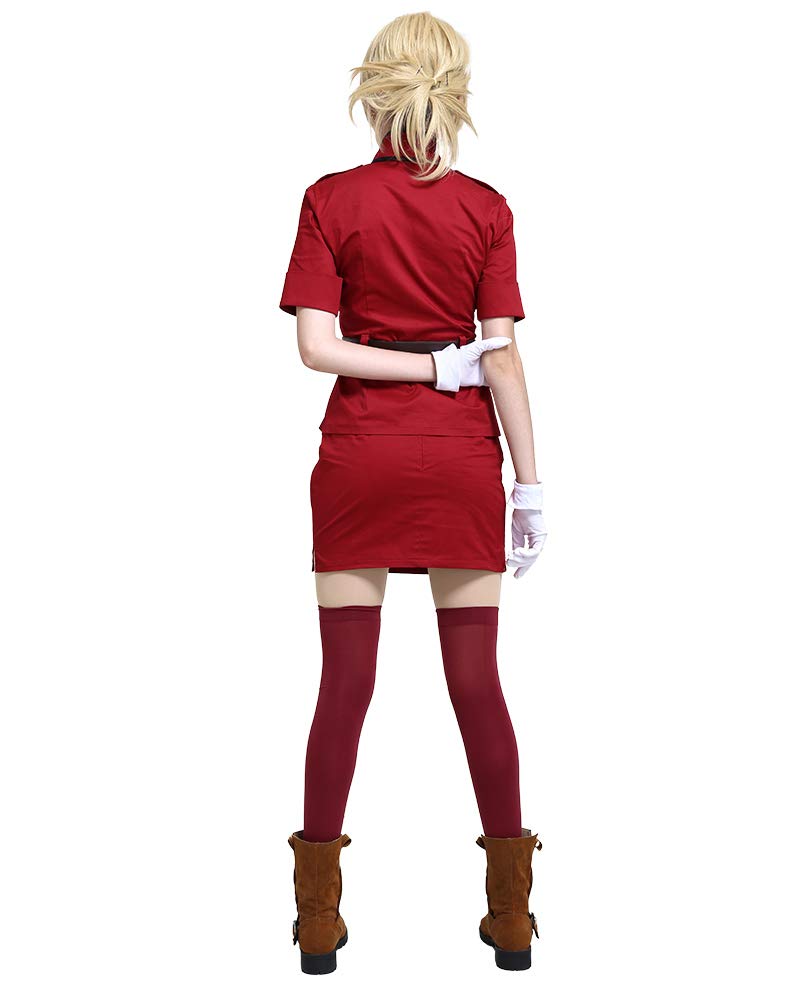Coskidz Women's Seras Victoria Burgundy Red Cosplay Costume - Anime Vampire Hunter D Dress (Size S) for Halloween, Cosplay Events & Themed Parties