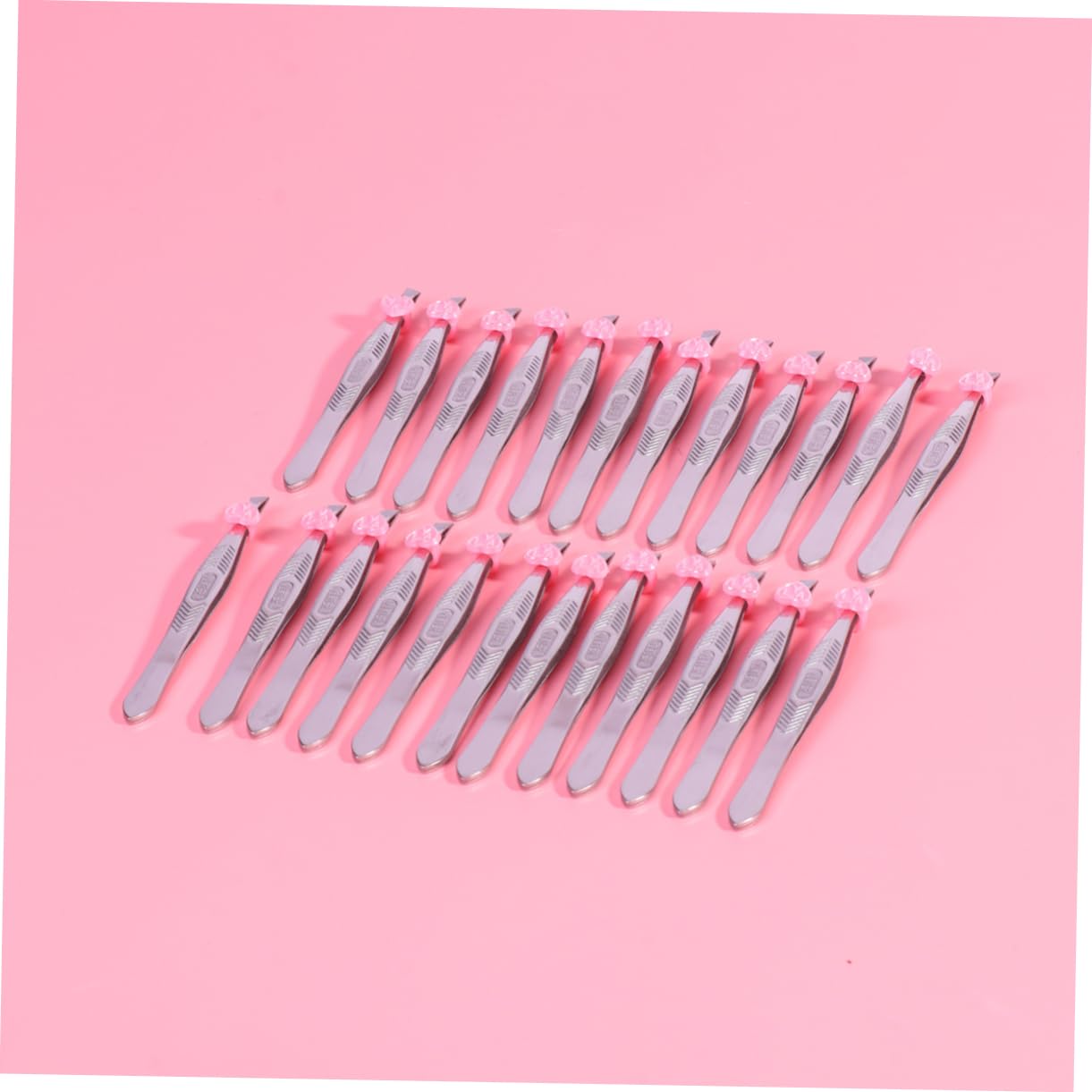 Premium Hemoton Slant Tip Tweezers for Women - Professional Eyebrow & Facial Hair Removal Tool - Perfect for Salon, Travel, and Home Grooming