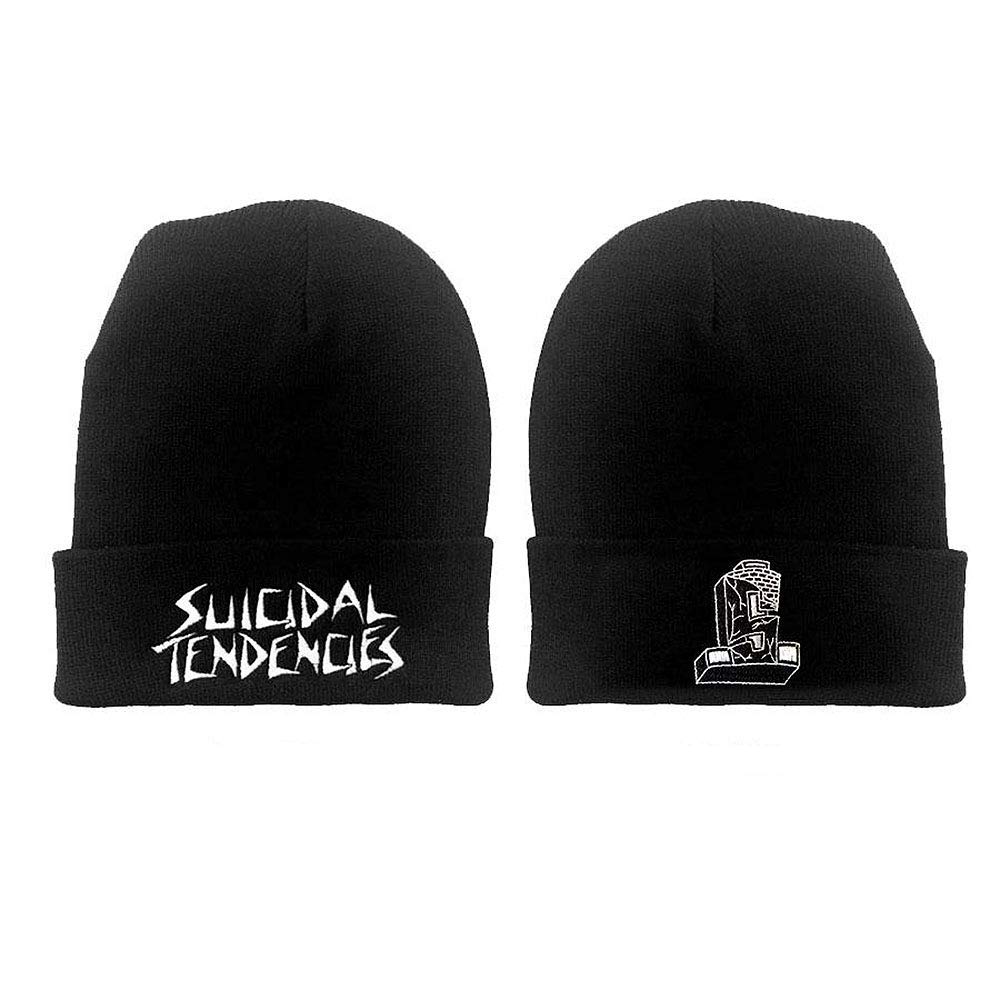 Suicidal Tendencies Official Winter Beanie with ST Logo - Warm Skull Cap for Men & Women - Perfect for Concerts, Snowboarding, and Cold Weather Fashion