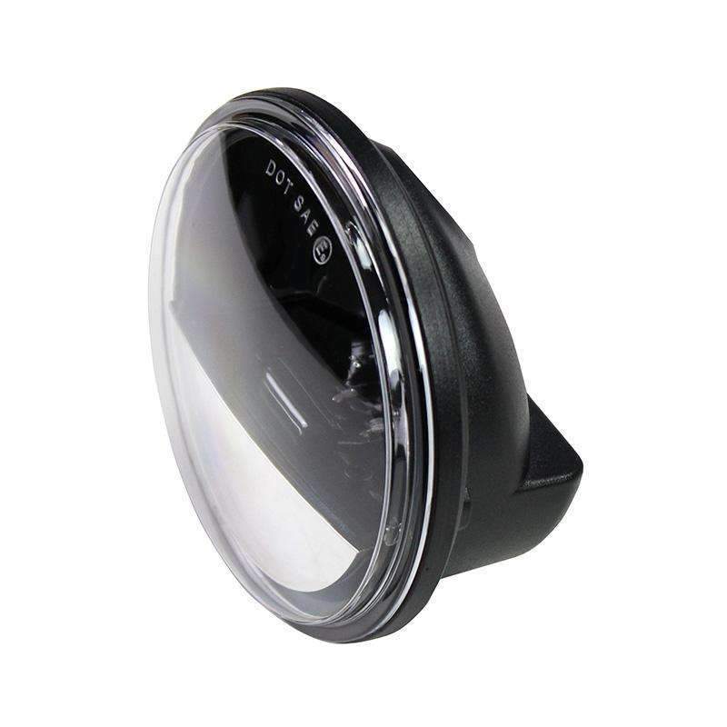 Eagle Lights Complex Reflector Series 7 Round LED Headlight with LED Passing Lights for Harley Davidson Motorcycles - High Visibility for Night Riding & Cruising