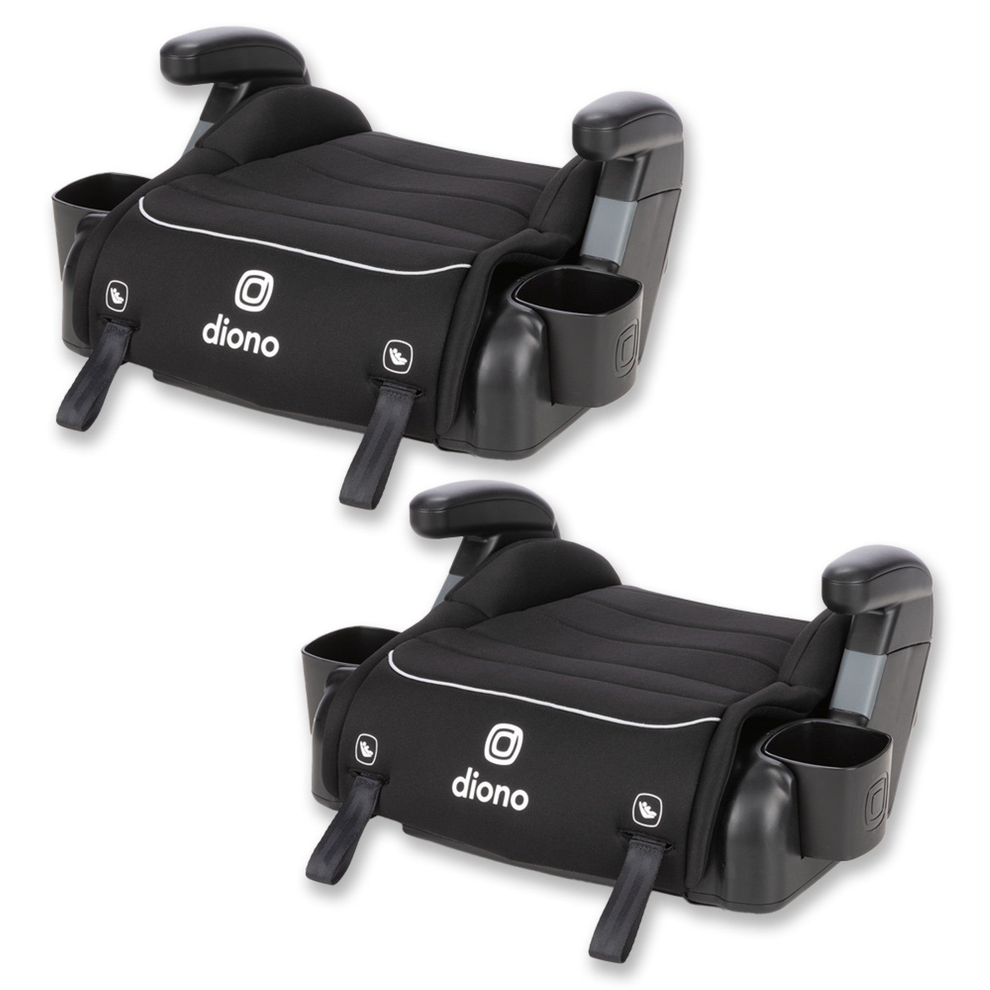 Diono Connect3 RXT Backless Booster Car Seat - 2 Pack | Safe & Comfortable for Kids 4-12 Years | Perfect for School, Travel & Everyday Use