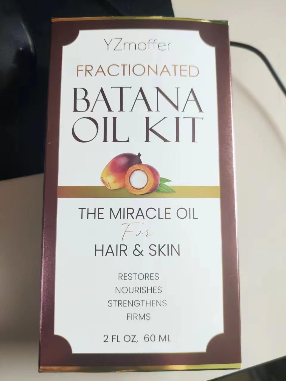 Organic Batana Oil for Hair Growth & Thickening - Natural Hair Oil with Vitamins for Fuller, Healthier Hair - Perfect for Dry, Damaged Hair & Scalp Care