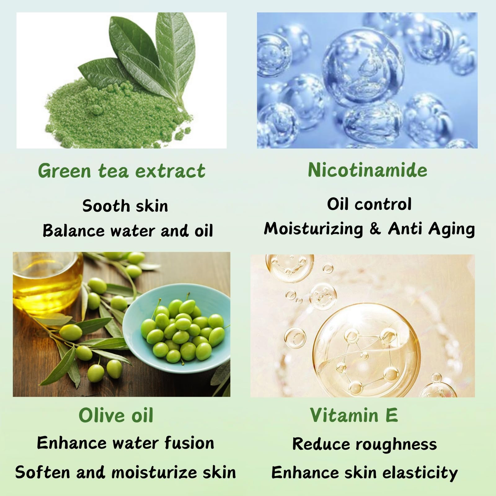 Green Tea Clay Mask for Face - Deep Cleansing & Pore Minimizing Facial Mask for Women - Oil Control & Exfoliating Mud Mask - Whitehead Remover for Clear Skin | Perfect for Acne-Prone Skin & Weekly Detox Routine