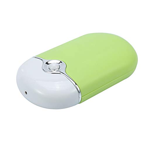 Portable USB Mini Fan for Eyelash Extensions - Fast Drying Tool for Eyelash Glue & Nail Polish | Compact Cooling Fan for Makeup Artists & Home Use (Green)
