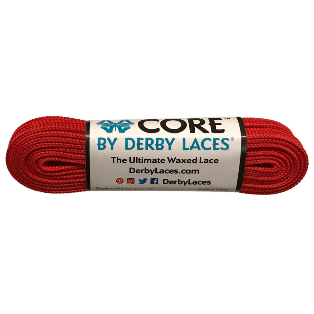 Derby Laces Core 6mm Shoe Laces - Premium Flat Waxed Shoelaces for Dress Shoes, Boots & Oxfords - Perfect for Formal Wear, Business Attire & Office Outfits
