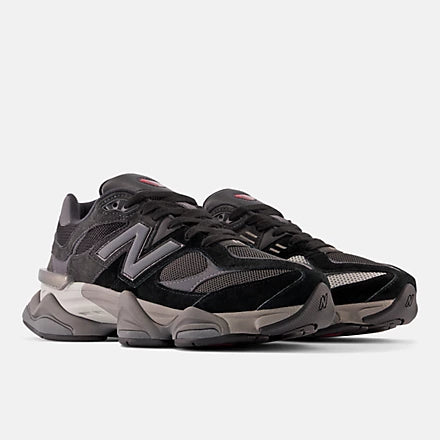 New Balance Men's 9060 Sneakers - Black/Castlerock/Rain Cloud - Comfortable Running & Walking Shoes for Men - Perfect for Gym, Workout, and Casual Wear