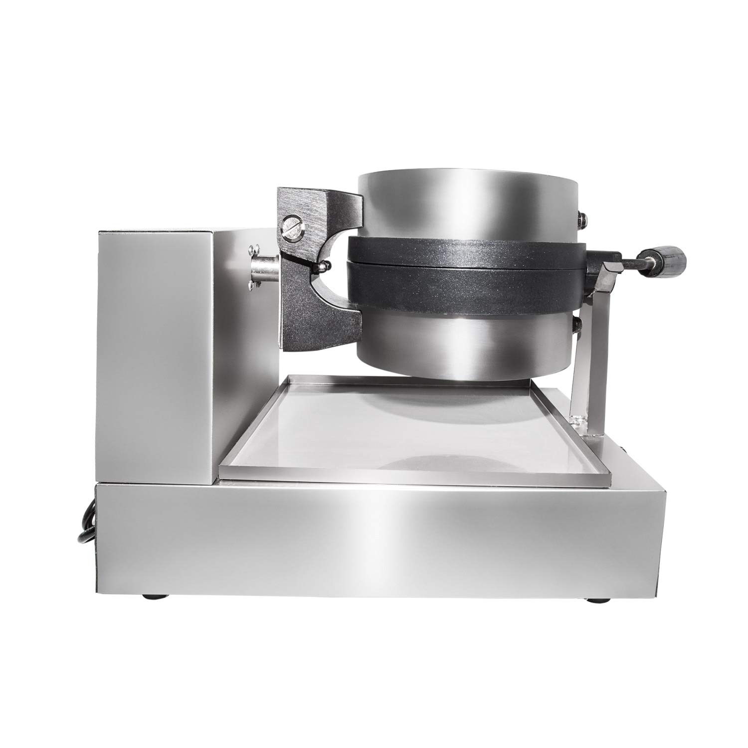 Commercial Belgian Waffle Maker with Flip & Rotating Mechanism - Stainless Steel Thick Waffle Iron 110V for Restaurants, Cafes & Home Breakfast