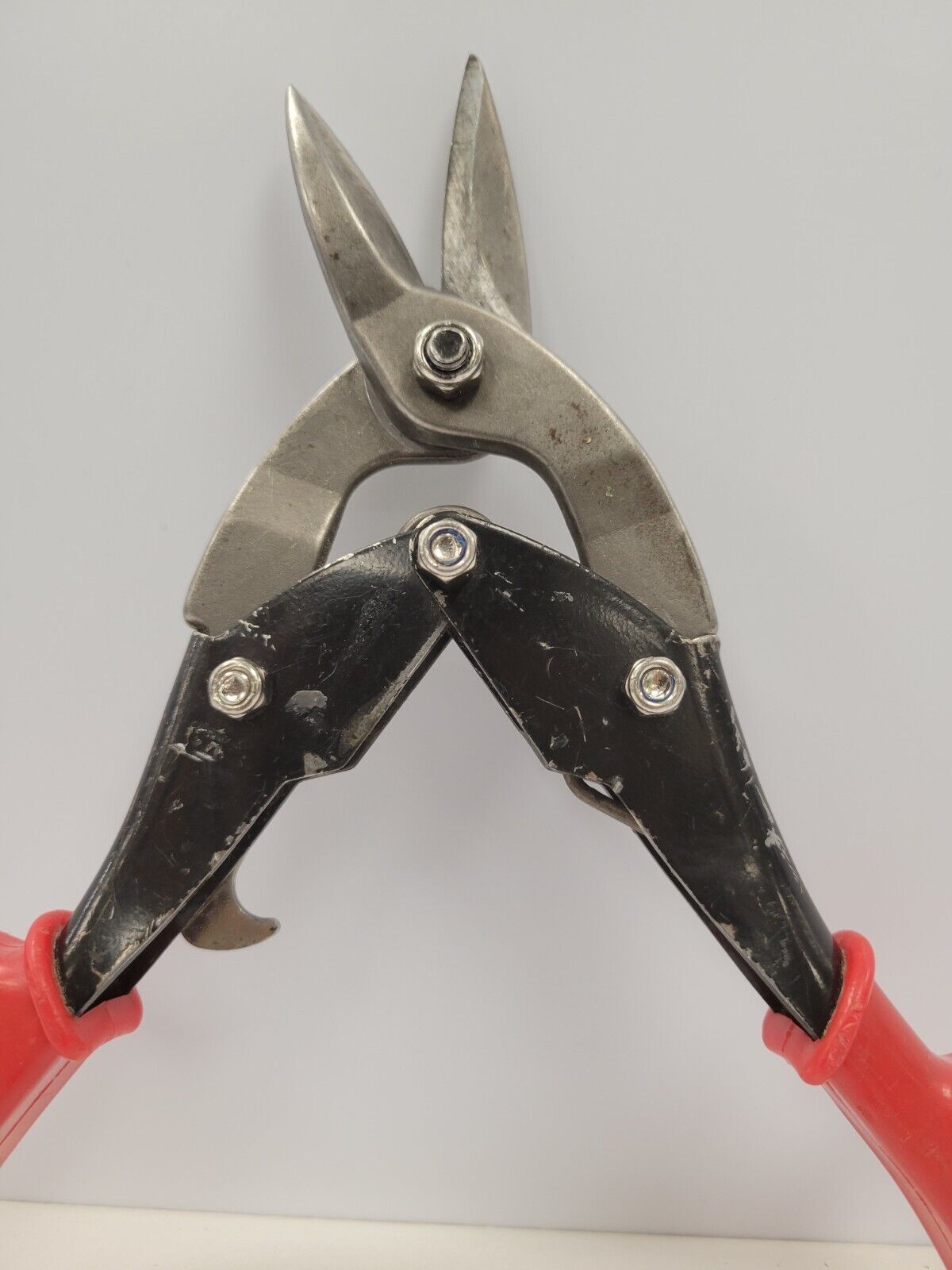 (71126 2A) Heavy Duty Aviation Snips - Metal Cutting Shears for Sheet Metal, HVAC, Roofing & DIY Projects | Professional Grade Tin Snips for Precise Cuts
