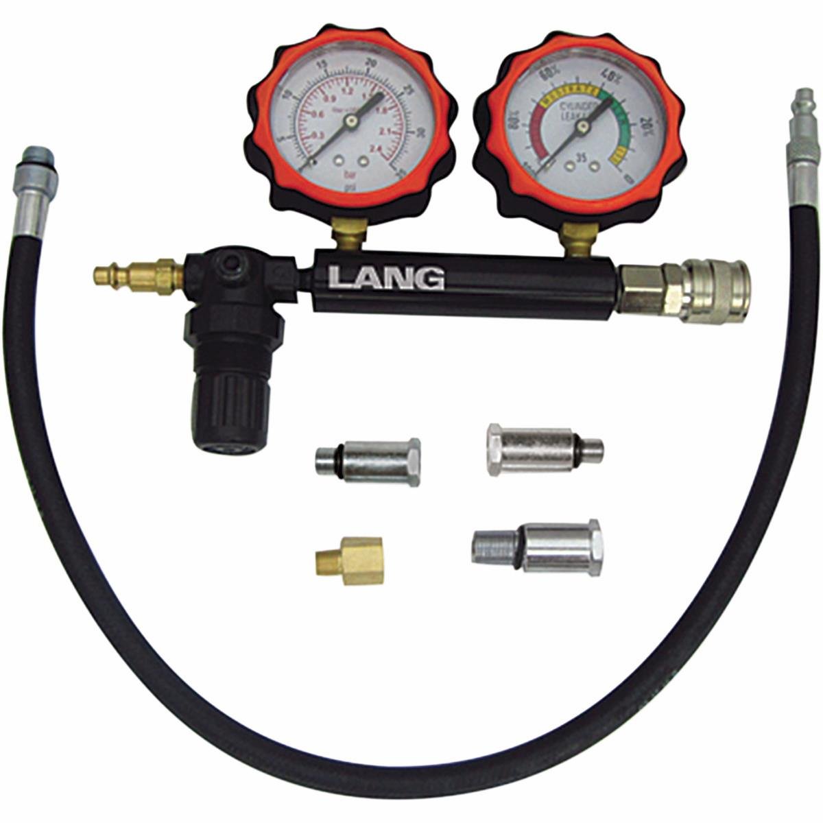 Lang Tools CLT2PB - Professional Cylinder Leak Tester Kit with Carrying Case | Automotive Engine Diagnostic Tool for Mechanics & DIY Enthusiasts | Perfect for Engine Repair, Performance Testing & Maintenance