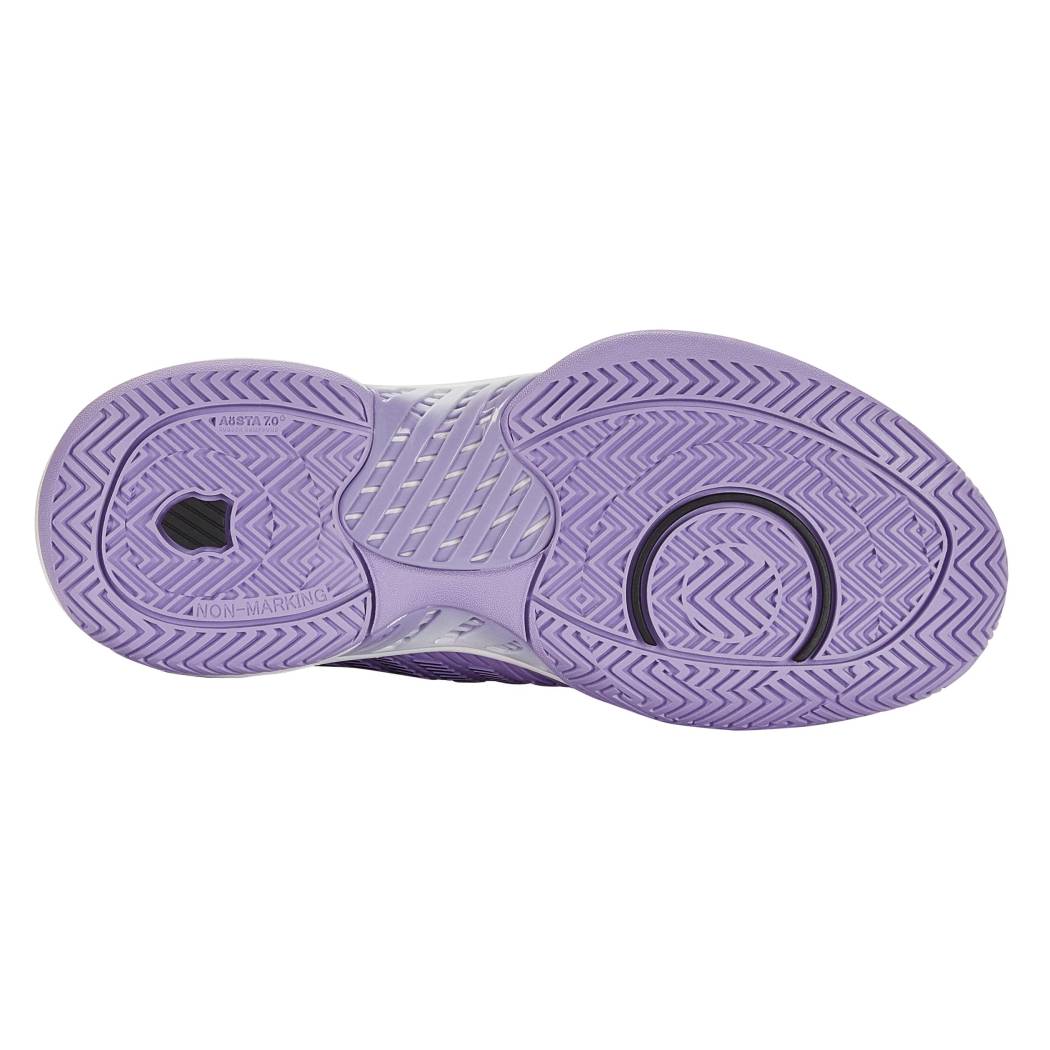 K Swiss Hypercourt Supreme Women's Tennis Shoes - Lightweight Comfort for Court Performance (Purple/Black) | Perfect for Tennis, Pickleball & Casual Wear