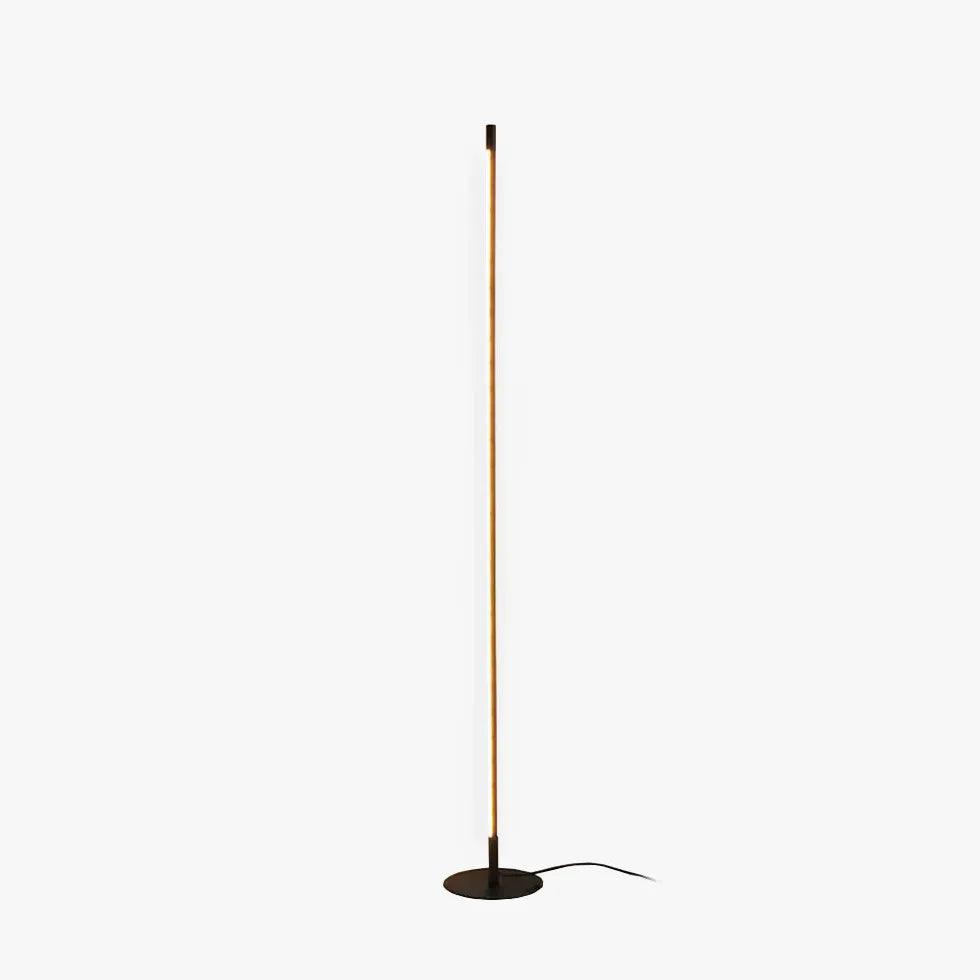 Slim Cylindrical Minimalist Floor Lamp - Modern LED Standing Light for Living Room, Bedroom & Office - Adjustable Brightness & Warm White Light - Perfect for Reading, Working & Relaxing