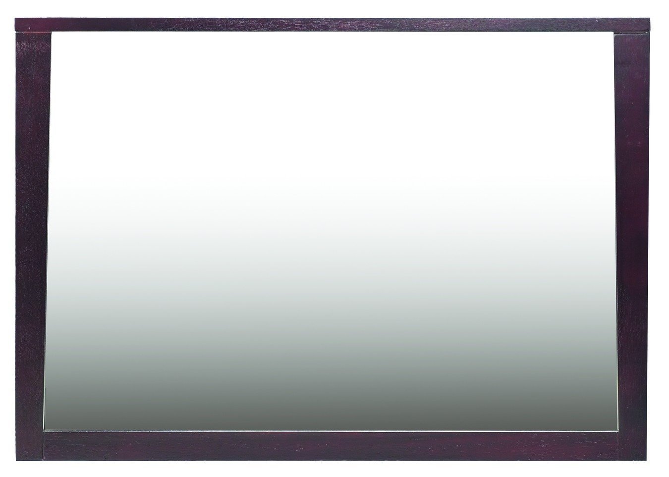 Modus Furniture NV2383LG Nevis Wide Espresso Mirror – Elegant Wall Mirror for Living Room, Bedroom, Entryway & Bathroom Decor