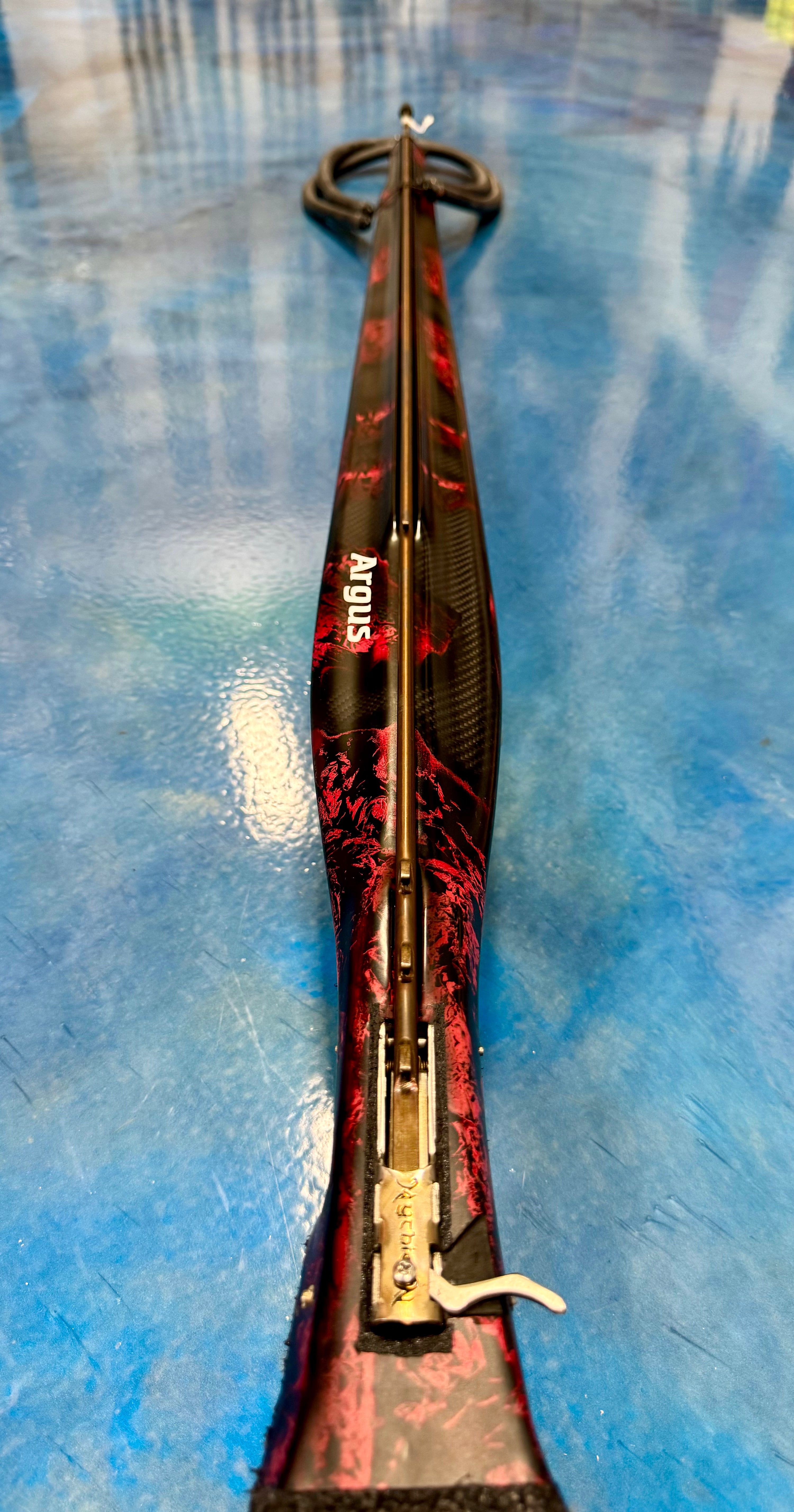 Mythicon Argus Carbon Speargun 120cm - Professional Spearfishing Gun for Underwater Hunting | Perfect for Ocean, Reef, and Deep Sea Fishing Adventures