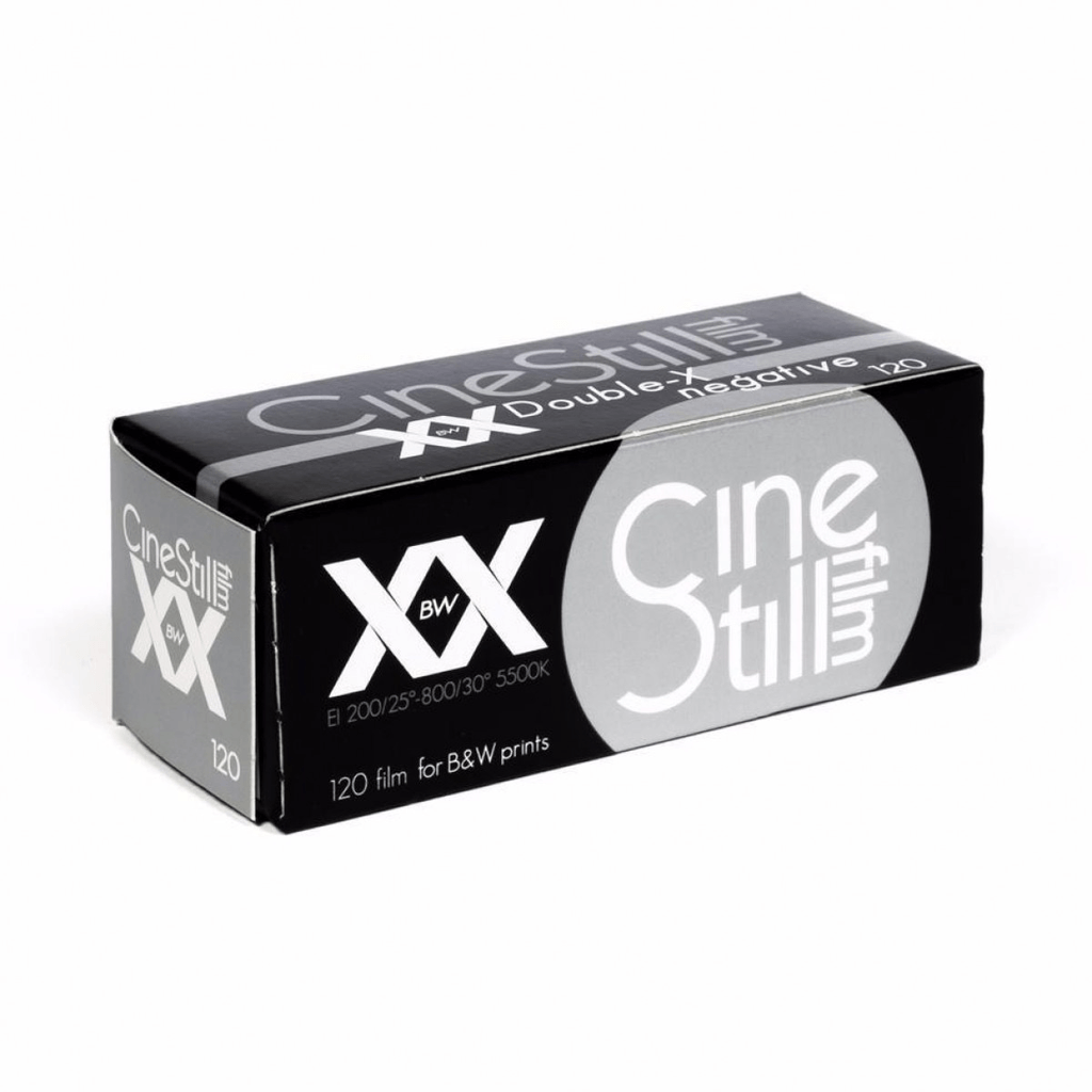 Cinestill BWXX Black & White 120 Film - High Contrast ISO 400 for Medium Format Cameras | Perfect for Street Photography & Portraits