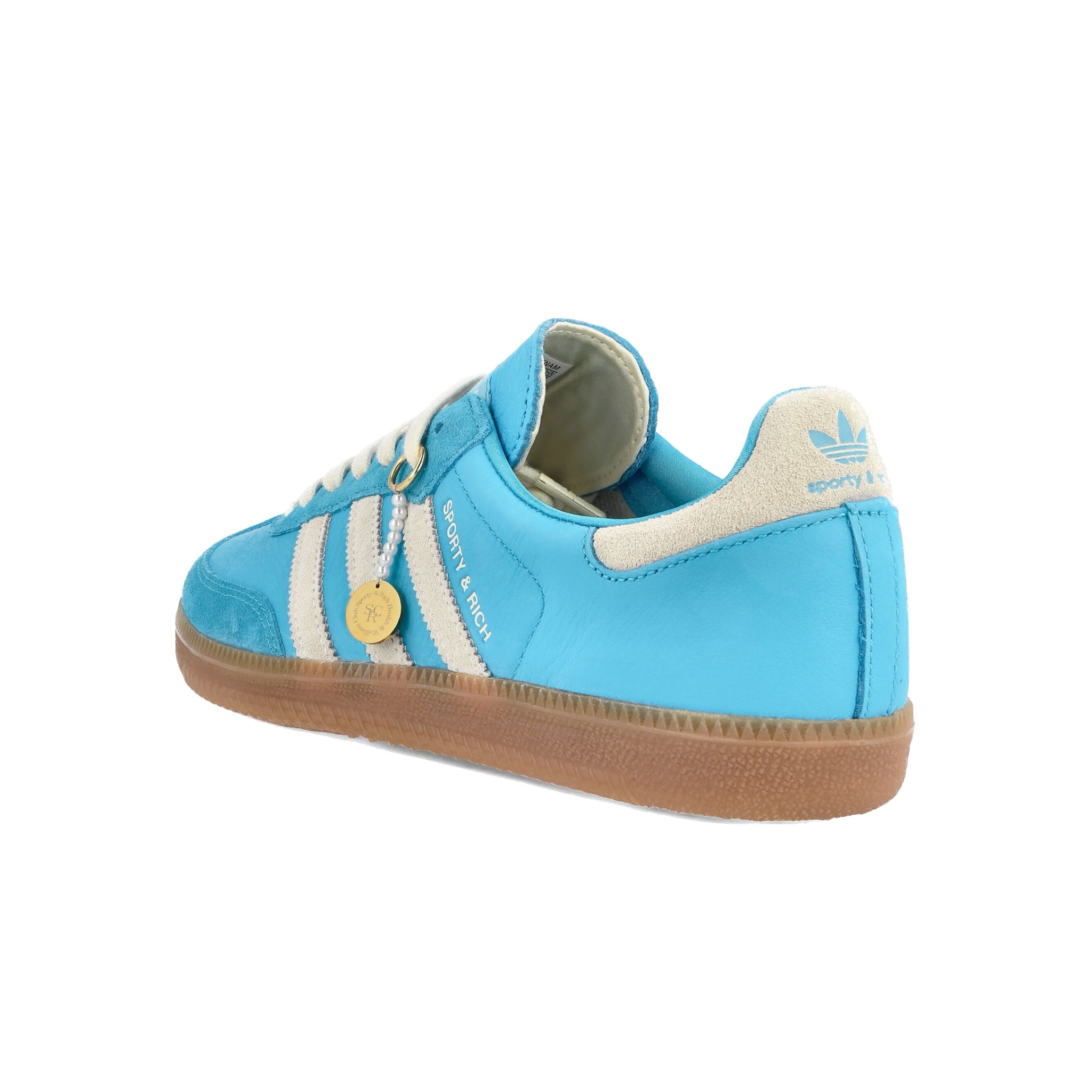 Adidas Samba OG Sneakers - Sporty & Rich Blue Grey Mens/Womens Casual Shoes for Running, Walking & Streetwear Fashion