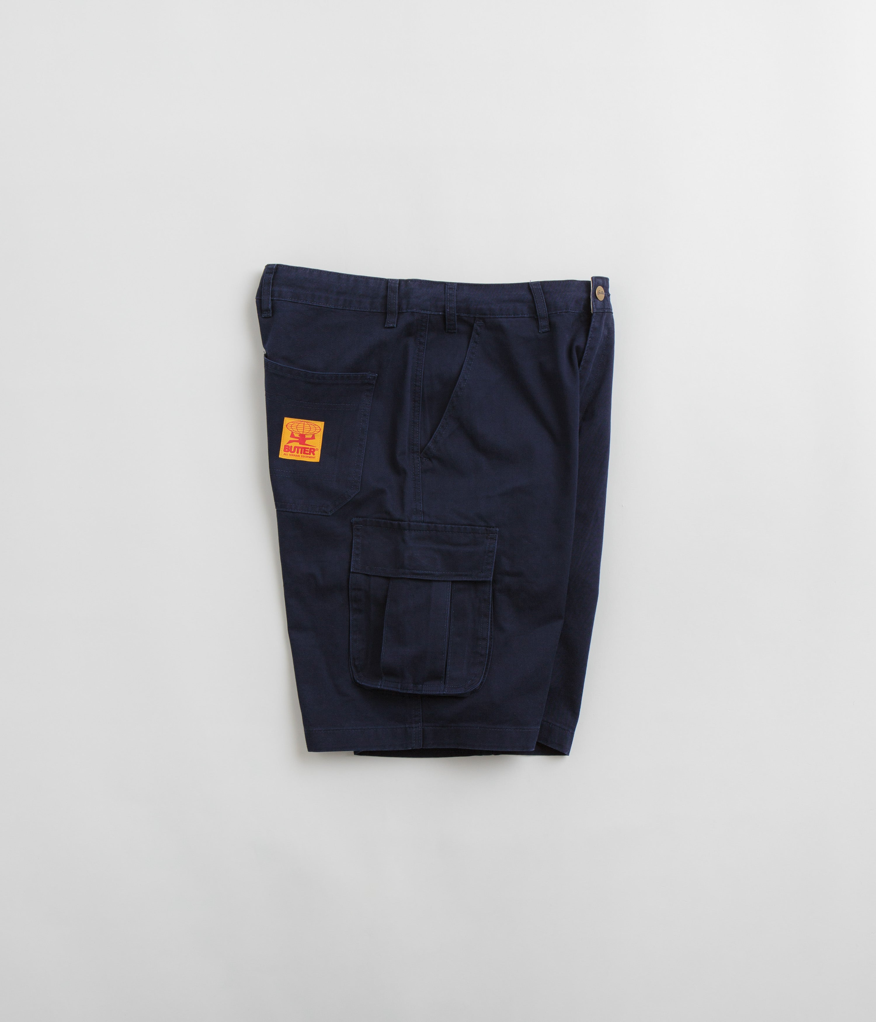 Butter Goods Men's Field Cargo Shorts - Navy Blue Outdoor Workwear for Hiking, Camping & Casual Wear