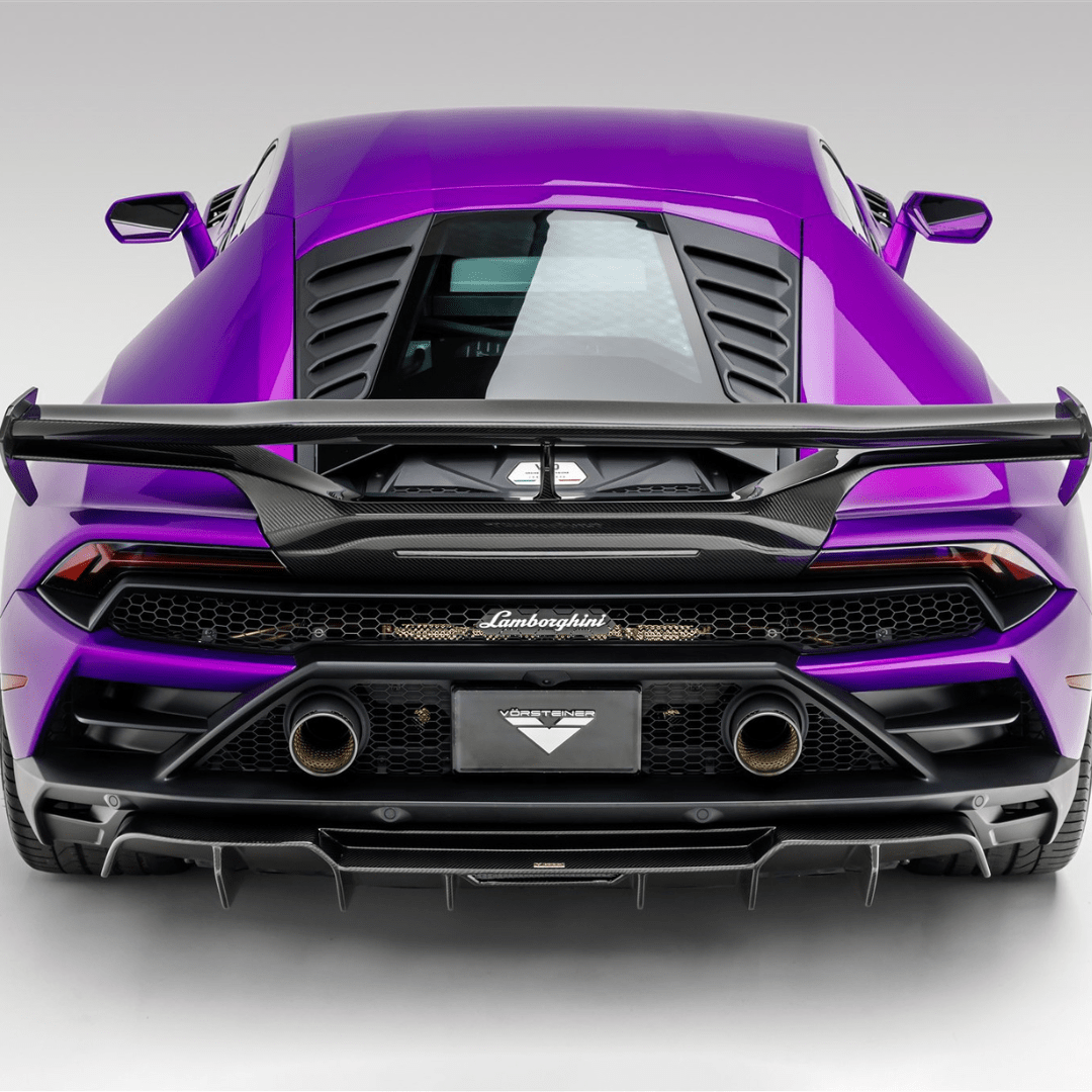 Lamborghini Huracan EVO Monza Edition Carbon Fiber Rear Wing with Integrated Decklid - High Performance Spoiler for Track Racing & Car Shows